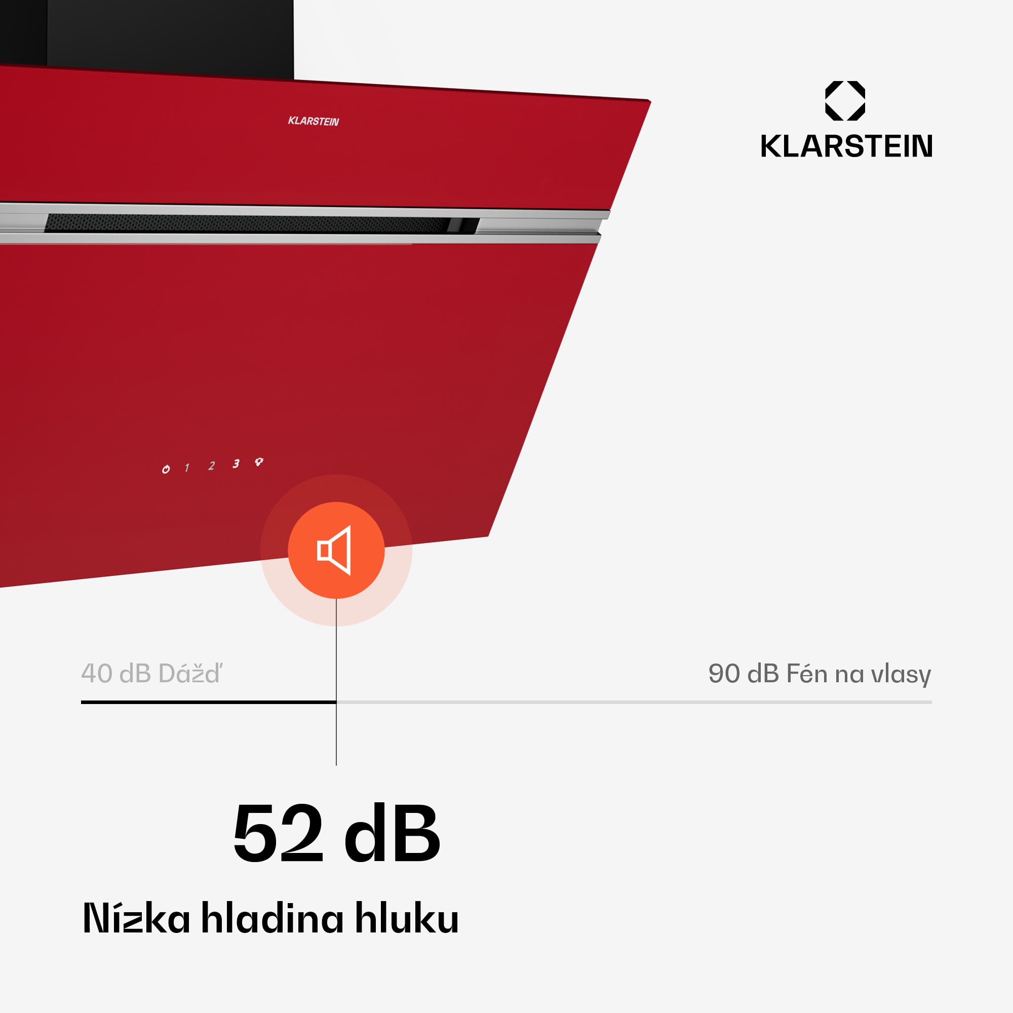 Klarstein Alina odsávač pár | 60 cm | 600 m³/h | Tichý | EEK A – Obrázok 4