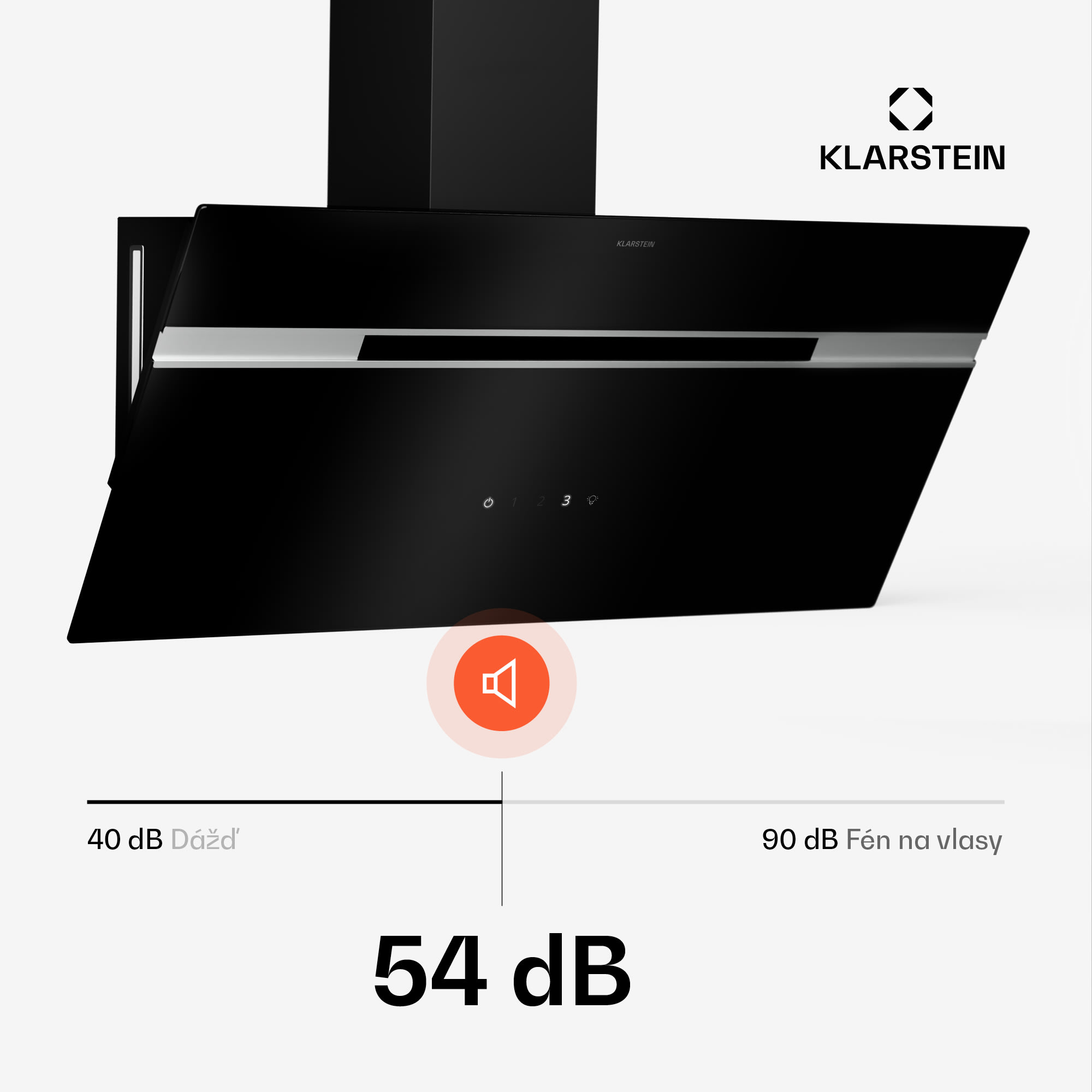 Klarstein Alina odsávač pár | 90 cm | 615 m³/h | Tichý | EEK A – Obrázok 4