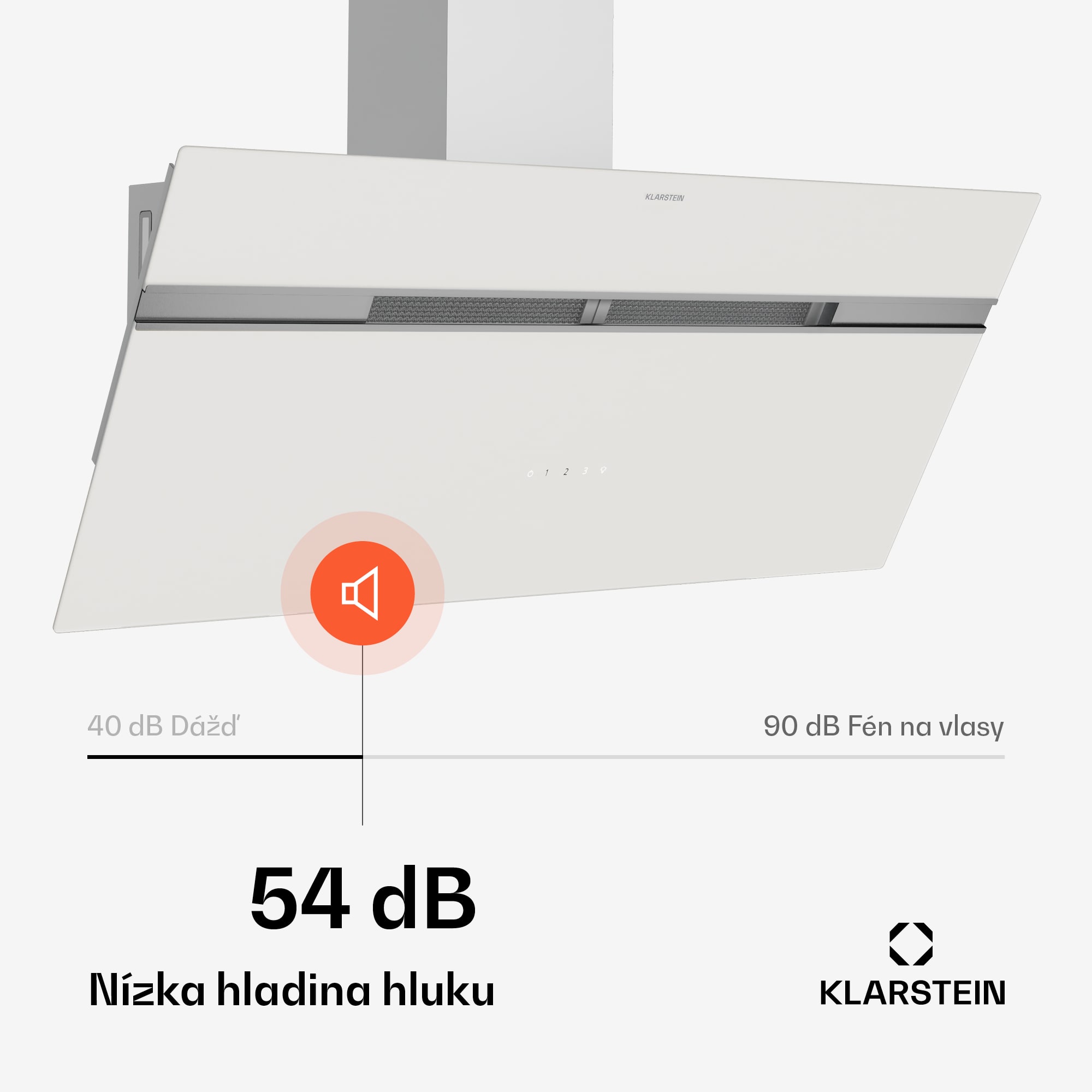 Klarstein Alina odsávač pár | 90 cm | 615 m³/h | Tichý | EEK A – Obrázok 4