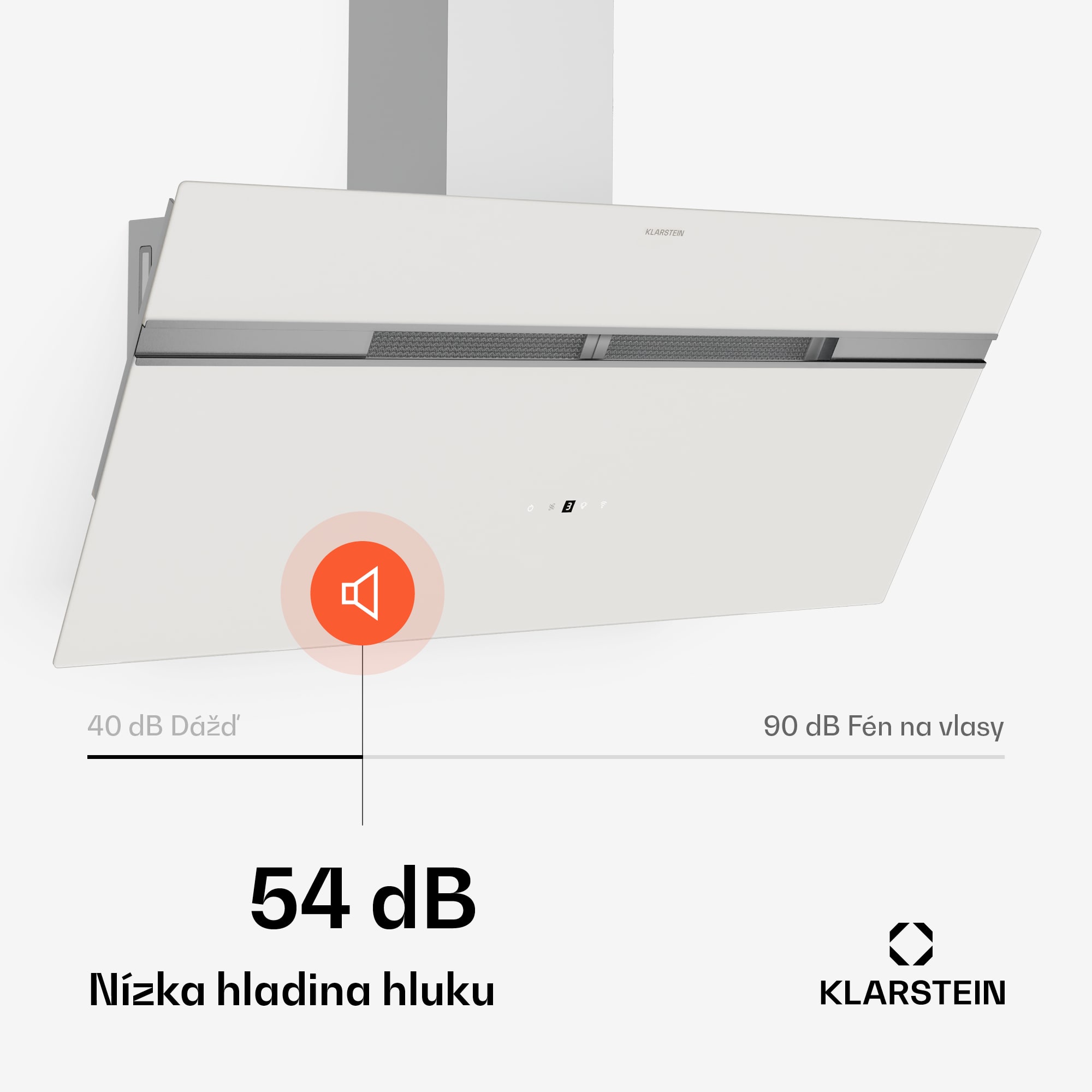 Klarstein Alina digestor | 90 cm | Smart | 615 m³/h | Tichý | EEK A – Obrázok 3