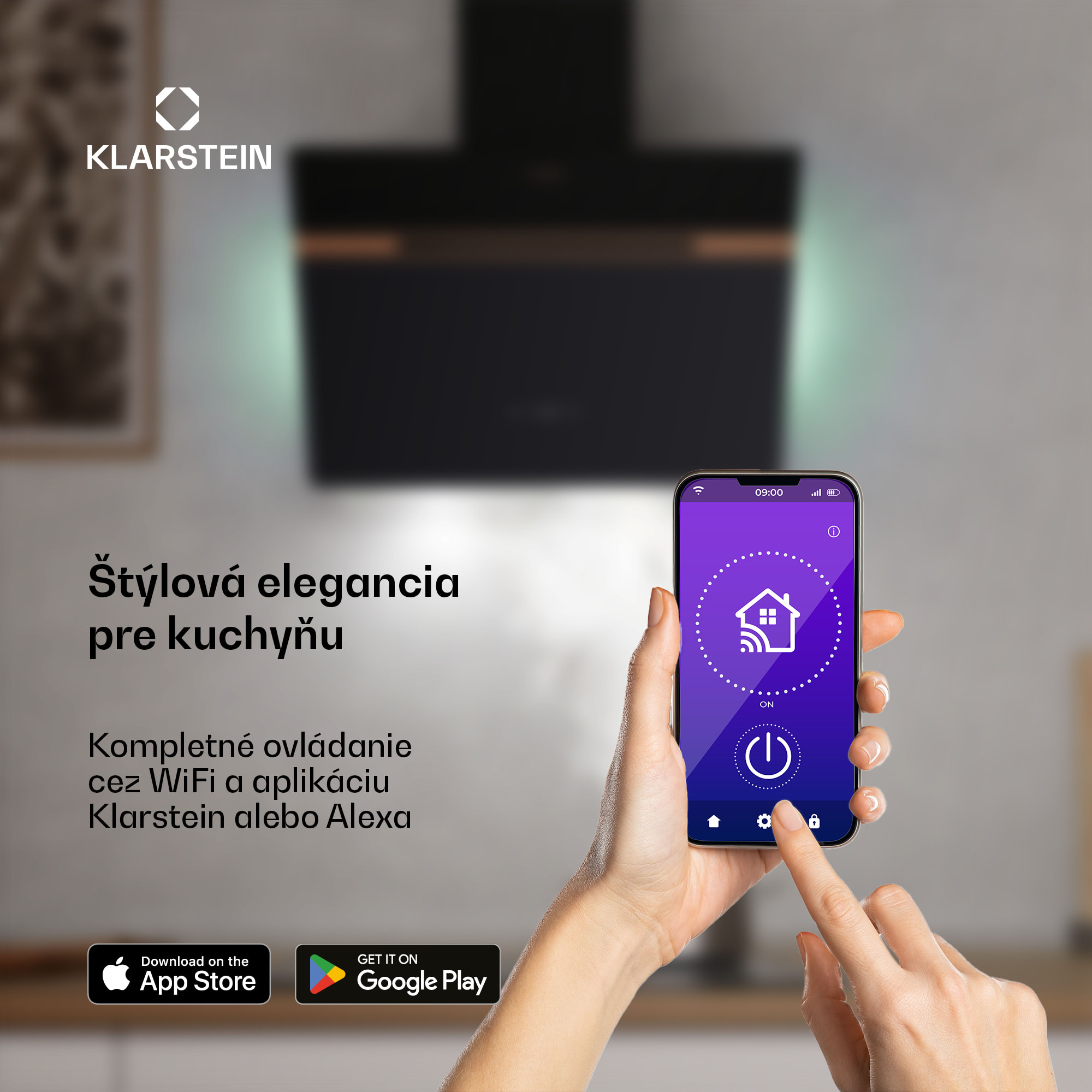 Klarstein Alina digestor | 60 cm | 680 m³/h | Tichý | EEK A++ – Obrázok 3