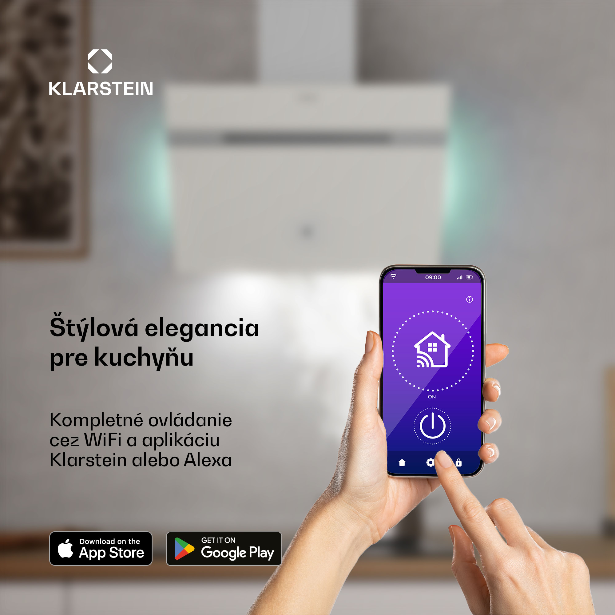 Klarstein Alina odsávač pár | 60 cm | 680 m³/h | Tichý | EEK A++ – Obrázok 2