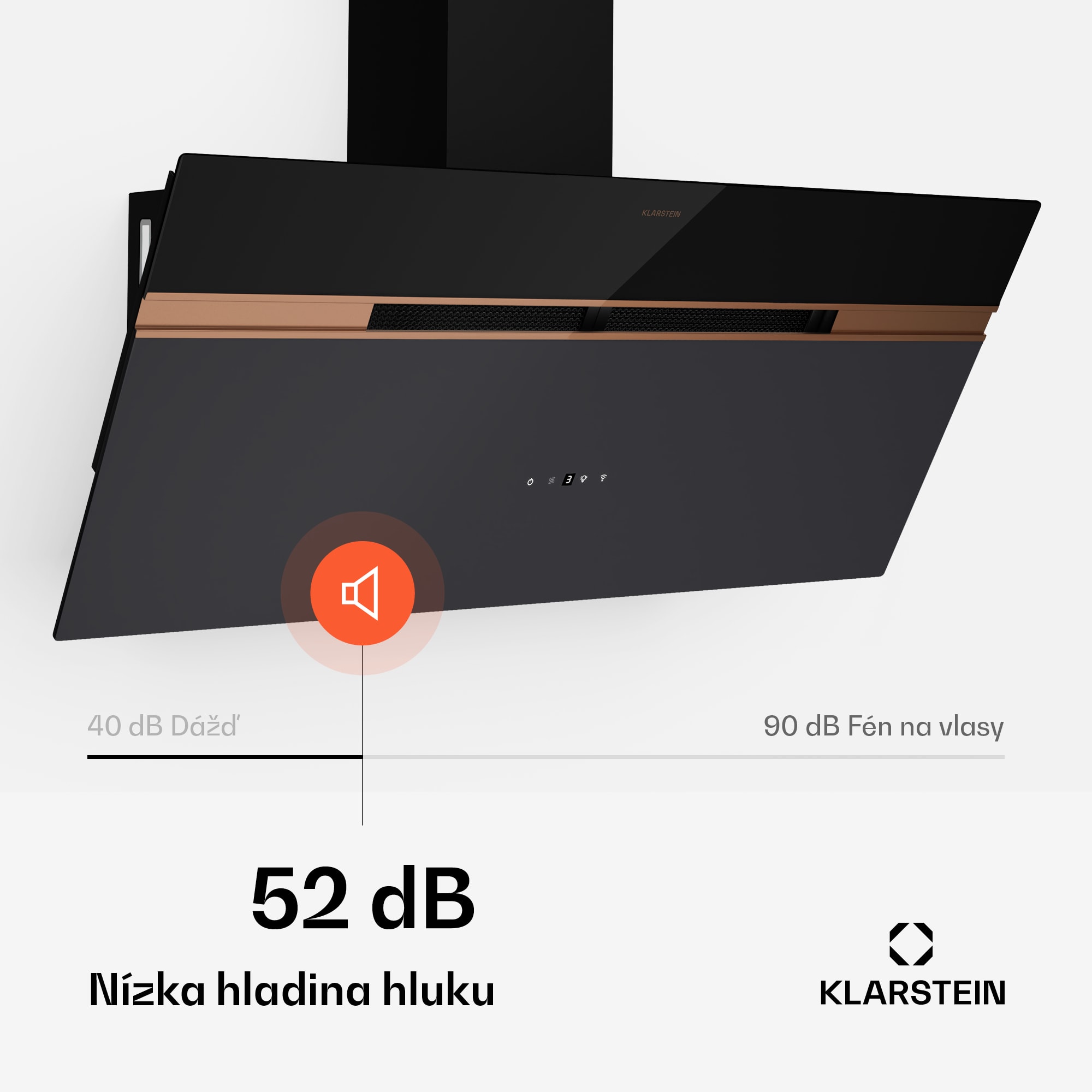 Klarstein Alina digestor | 90 cm | 690 m³/h | Tichý | EEK A++ – Obrázok 4
