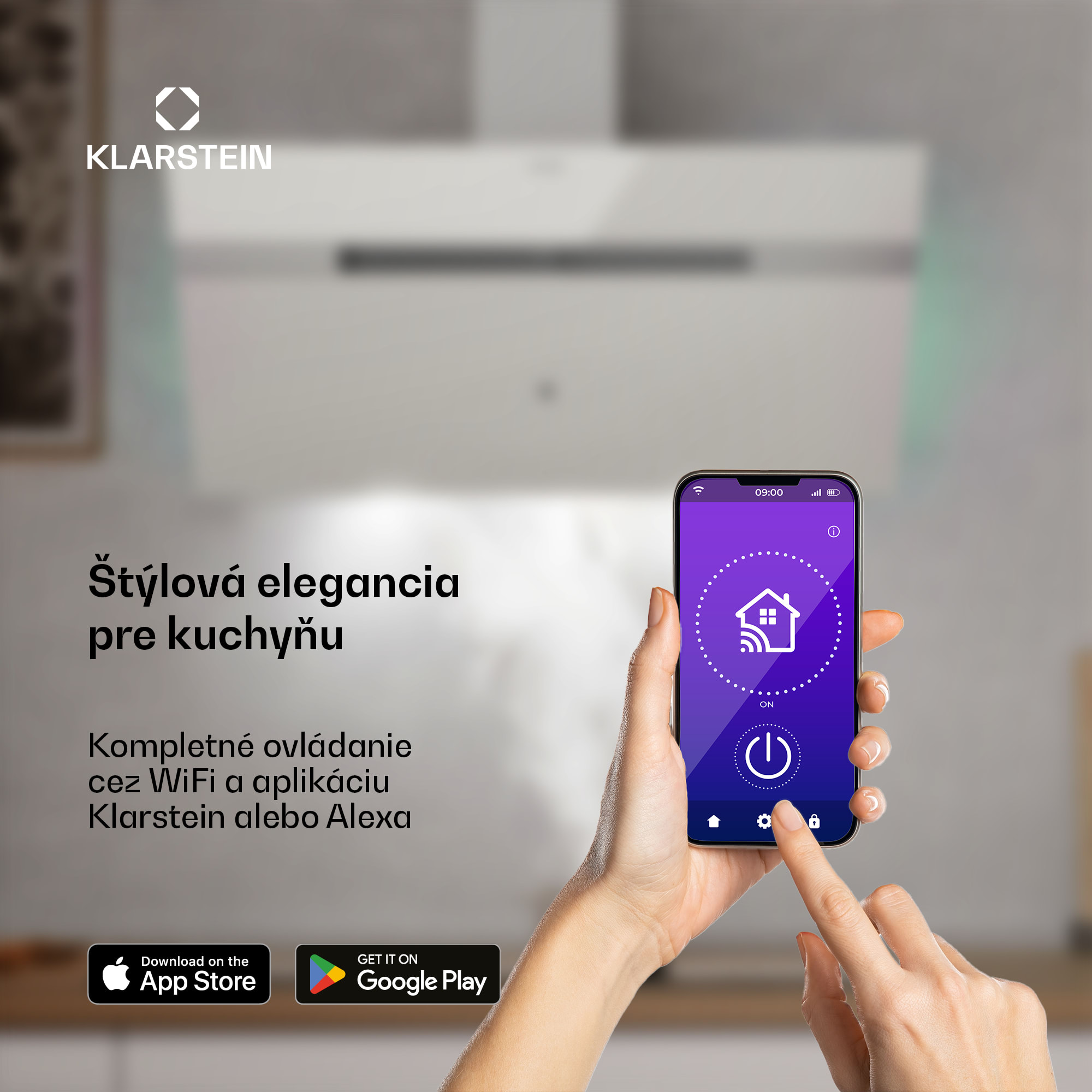 Klarstein Alina odsávač pár | 90 cm | 690 m³/h | Tichý | A++ – Obrázok 3