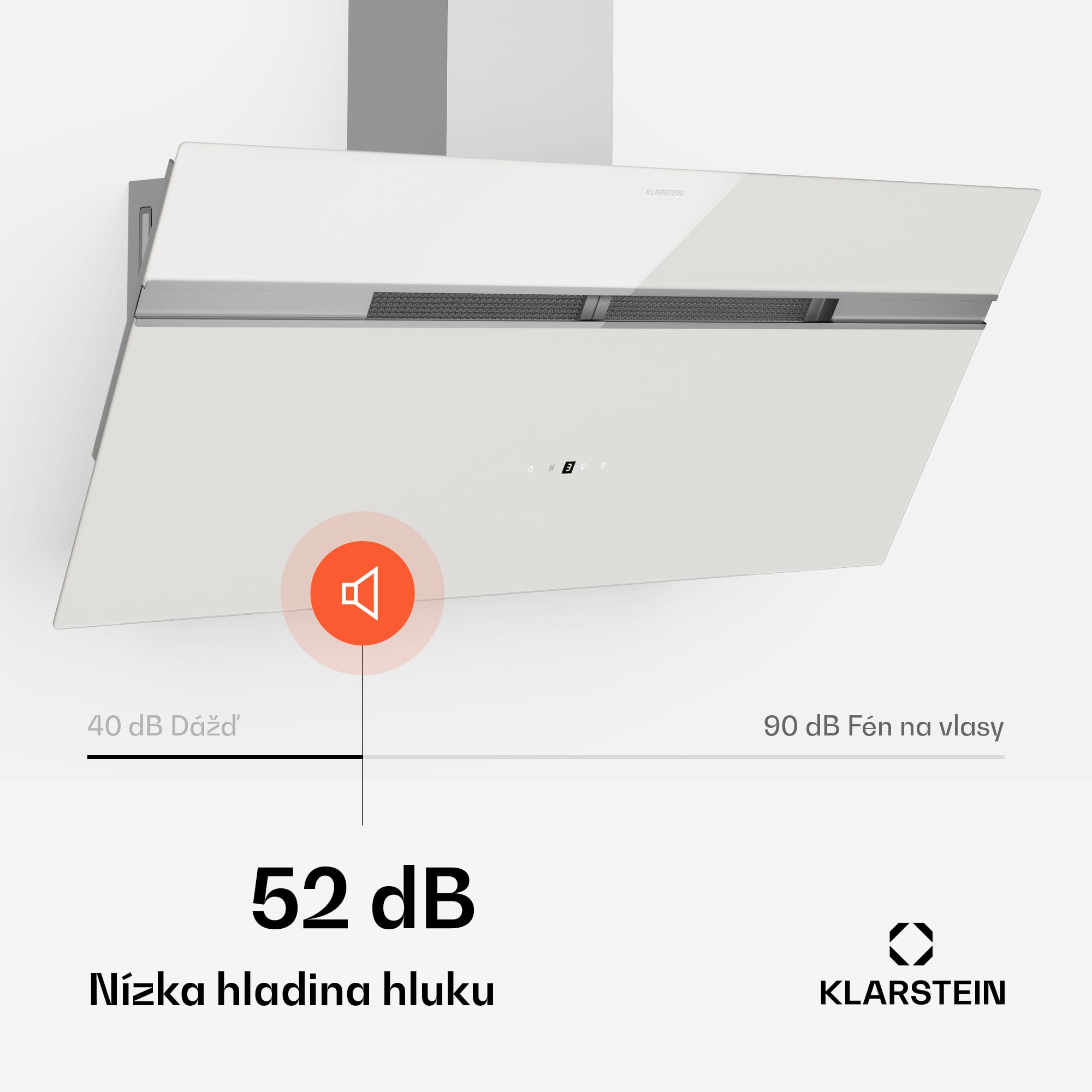 Klarstein Alina odsávač pár | 90 cm | 690 m³/h | Tichý | A++ – Obrázok 4