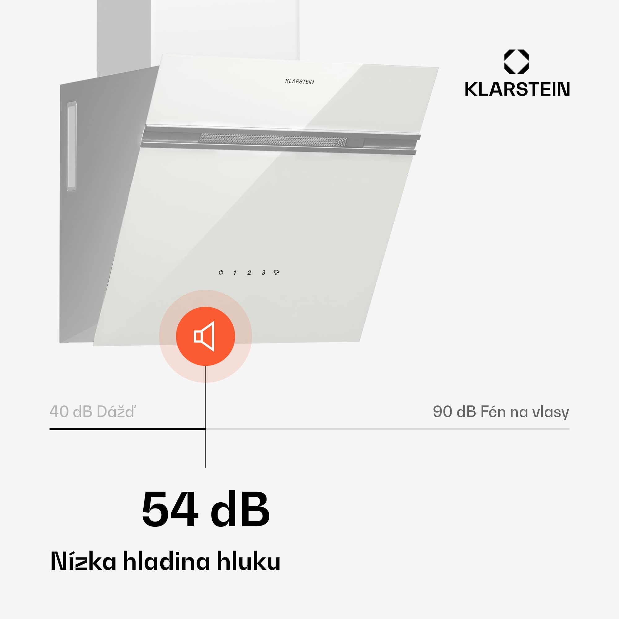 Klarstein Alina digestor | 40 cm | 570 m³/h | Tichý | EEK A – Obrázok 4