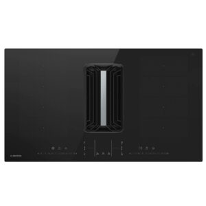 Klarstein AirJet FlexPro Down Air System | Indukčná varná doska + odsávač pár | Flexzóna | Booster