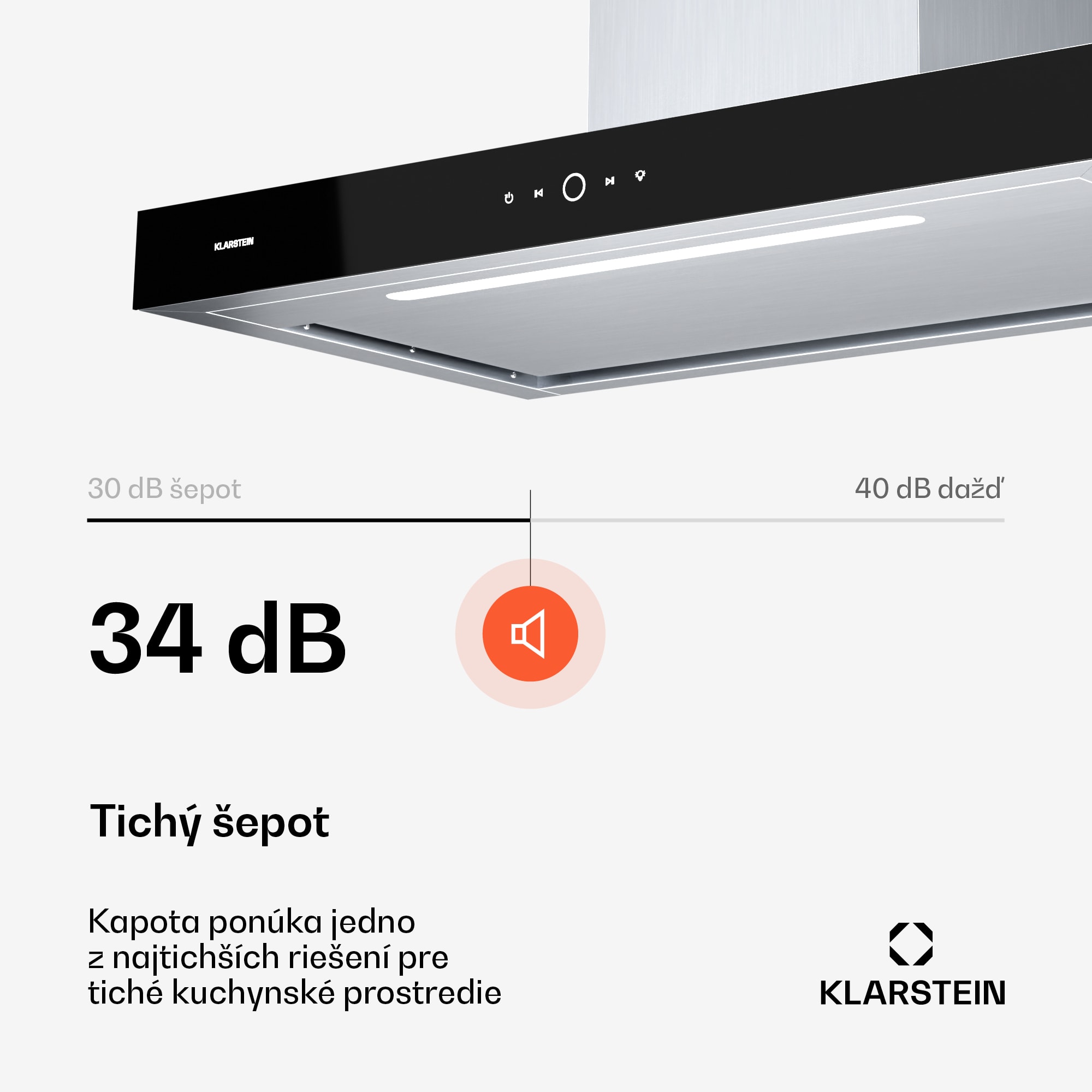Klarstein SmartEdge odsávač pár | WiFi | tichý | výkonný | LED | 530 m³/h | A+ – Obrázok 5
