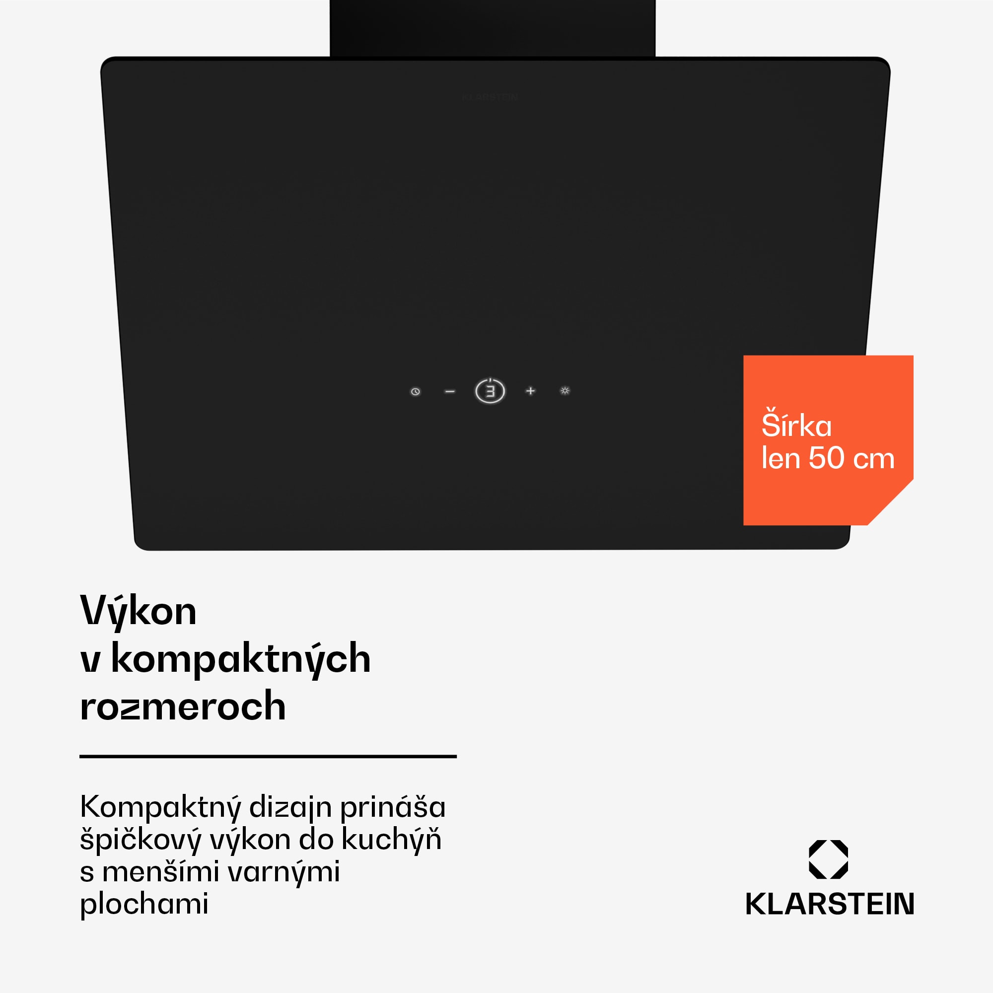 Klarstein MaxAir digestor, Kompaktný a výkonný, Energetická účinnosť A++, Duálne vetranie – Obrázok 2