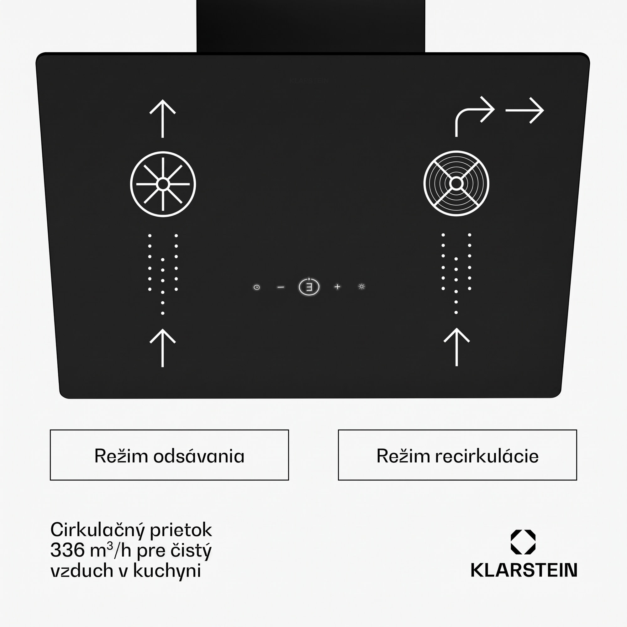 Klarstein MaxAir digestor, Kompaktný a výkonný, Energetická účinnosť A++, Duálne vetranie – Obrázok 4