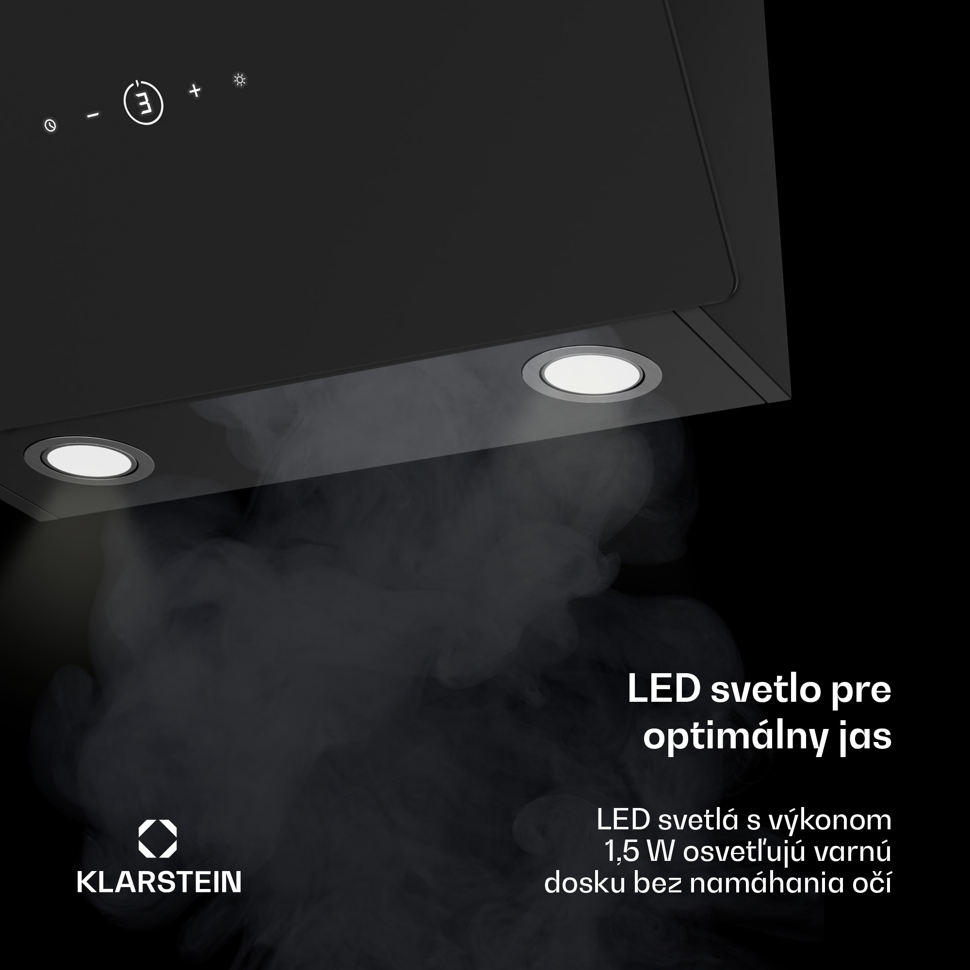Klarstein MaxAir digestor, Kompaktný a výkonný, Energetická účinnosť A++, Duálne vetranie – Obrázok 5