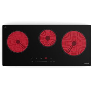 Klarstein CeramEase Slim VTC varná doska, sklokeramika, 3 varné platne, 5,2 kW, dotyková, časovač