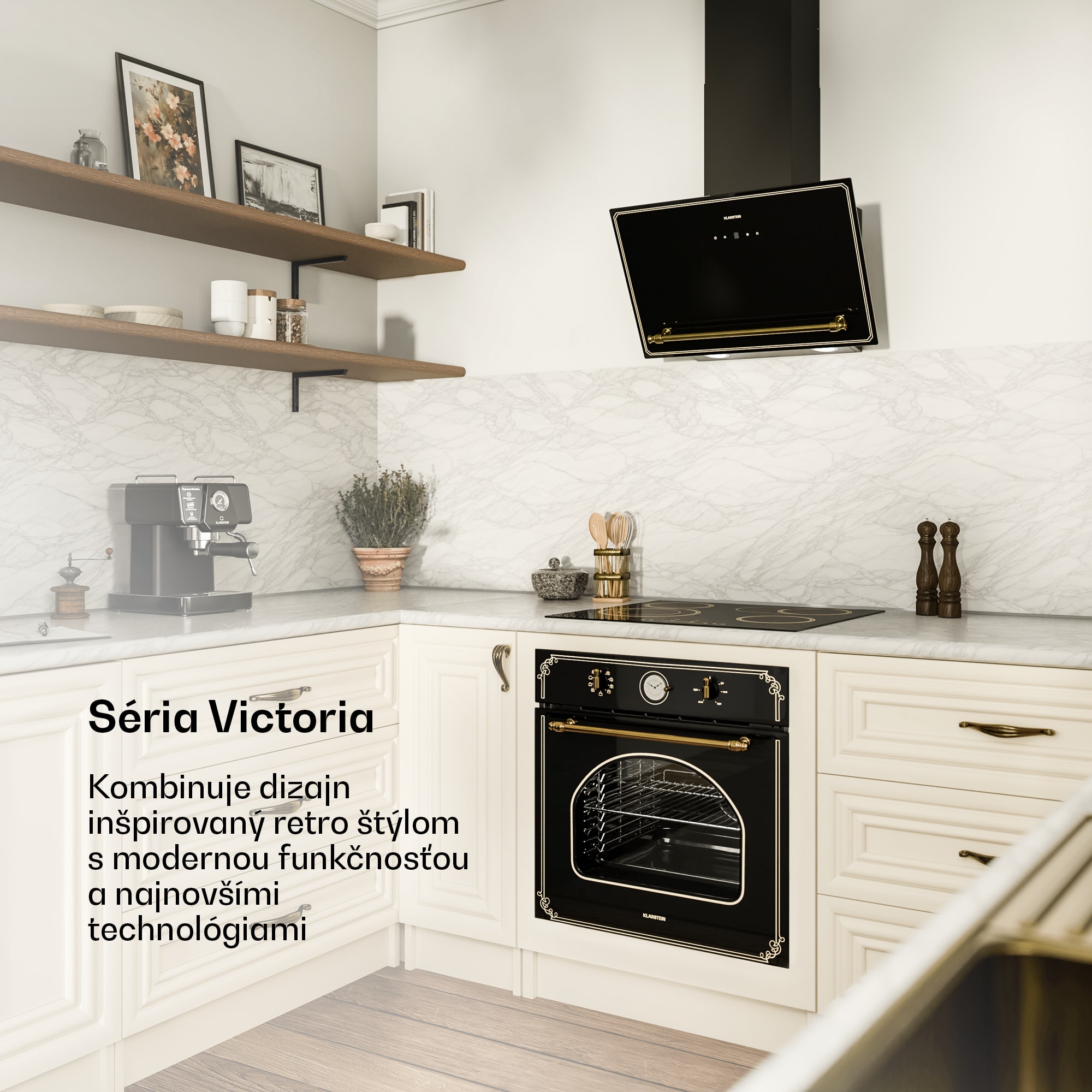 Klarstein Victoria šikmý digestor 60 cm prietok vzduchu 336 m³/h – Obrázok 2