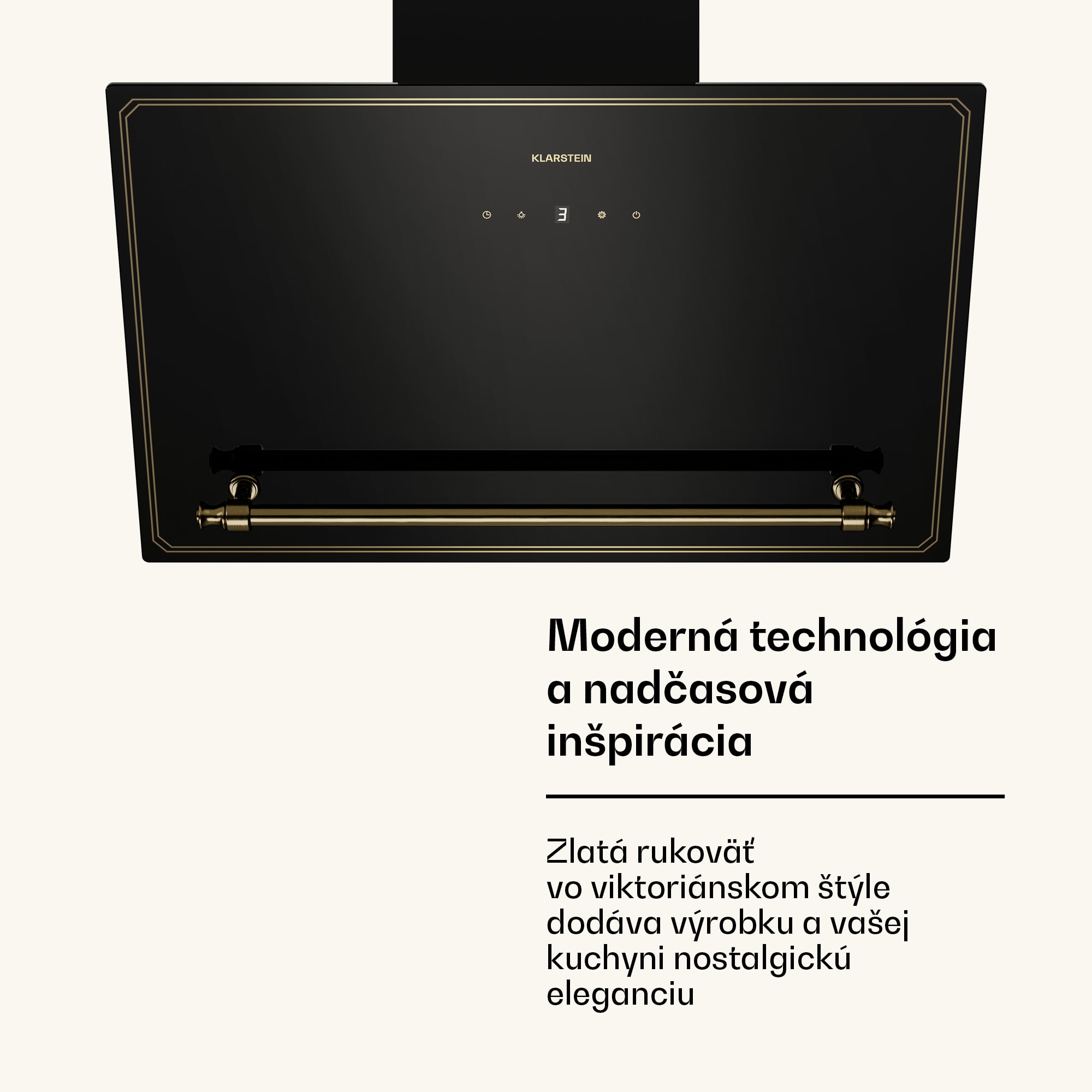 Klarstein Victoria šikmý digestor 60 cm prietok vzduchu 336 m³/h – Obrázok 5