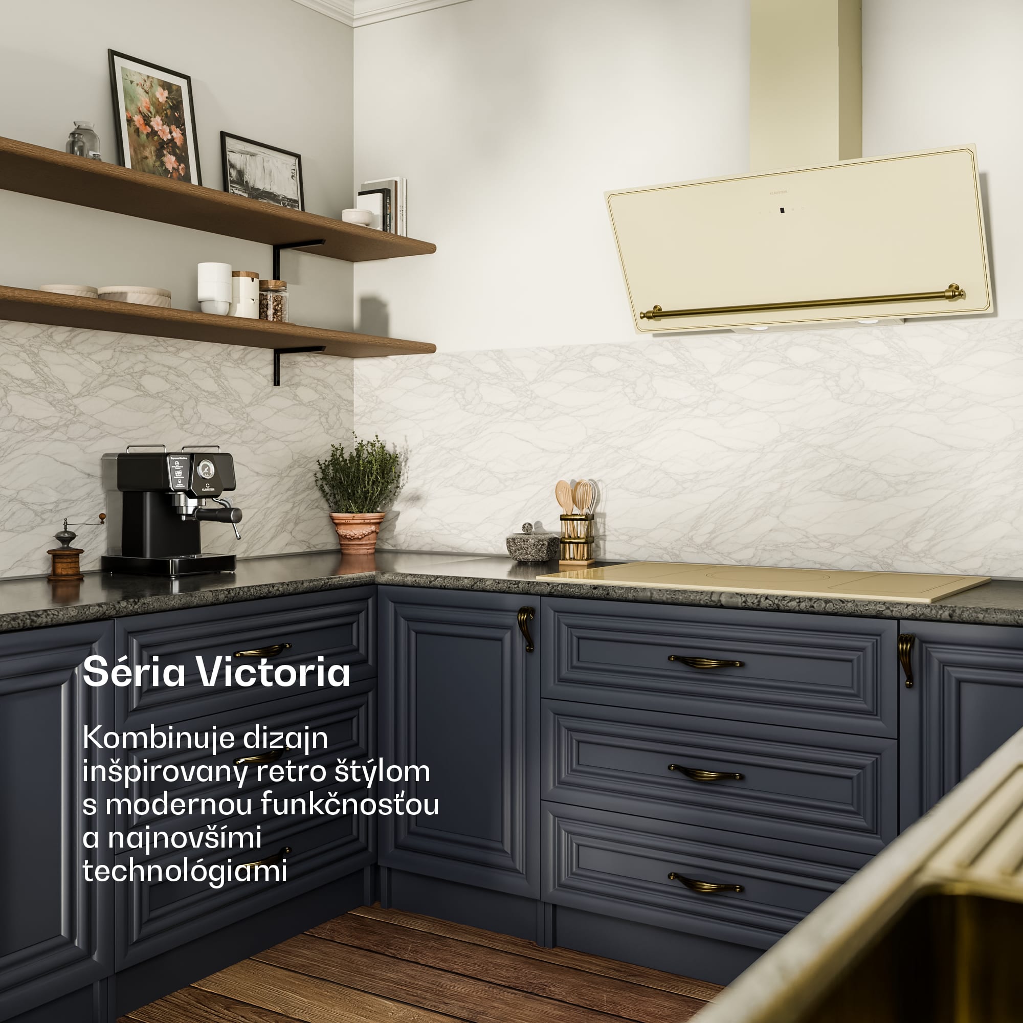 Klarstein Victoria šikmý digestor 90 cm prietok vzduchu 336 m³/h – Obrázok 2