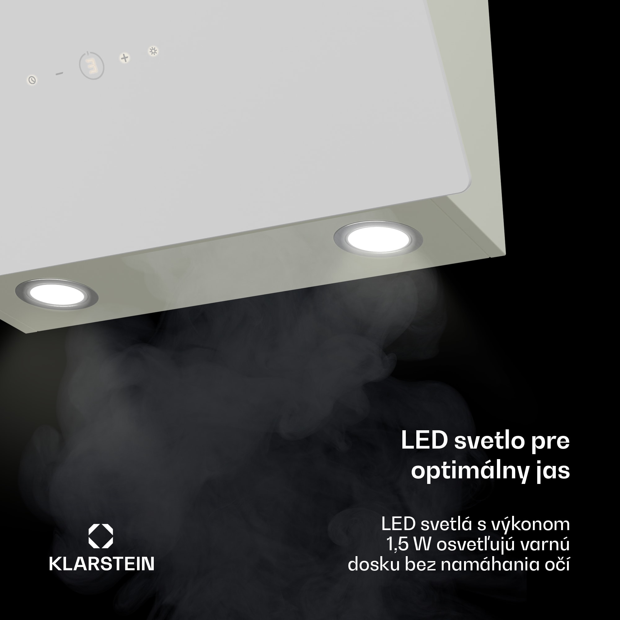 Klarstein MaxAir digestor, Kompaktný a výkonný, Energetická účinnosť A++, Duálne vetranie – Obrázok 5