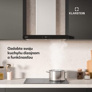 Klarstein CurveVent odsávač pár | 682 m³/h | dotykový | LED | 110 W | EEK A+