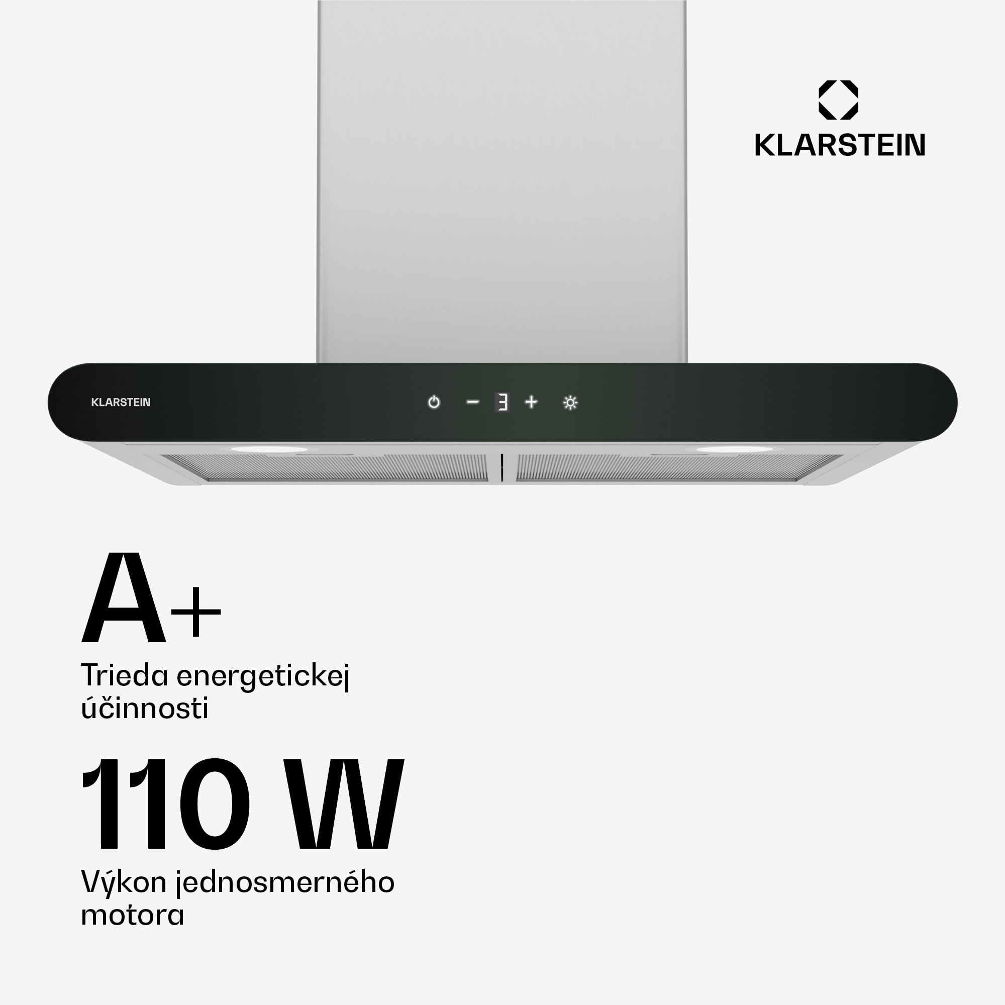 Klarstein CurveVent odsávač pár | 682 m³/h | dotykový | LED | 110 W | EEK A++ – Obrázok 3