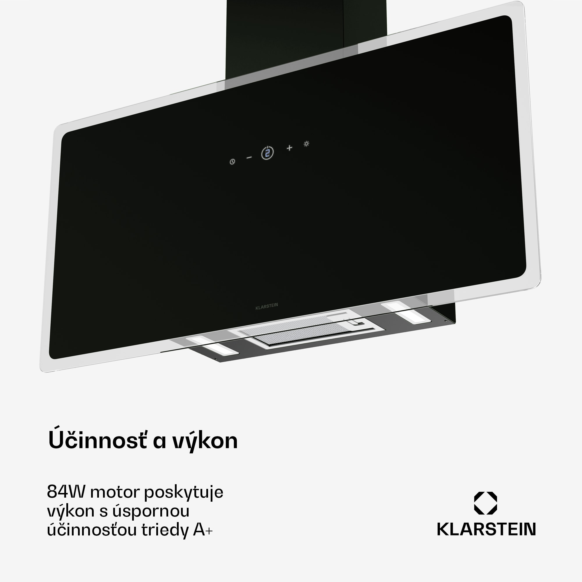 Klarstein AlizeEdge odsávač pár | dotykový ovládanie | plochý | tichý | konštrukcia | A+ – Obrázok 4