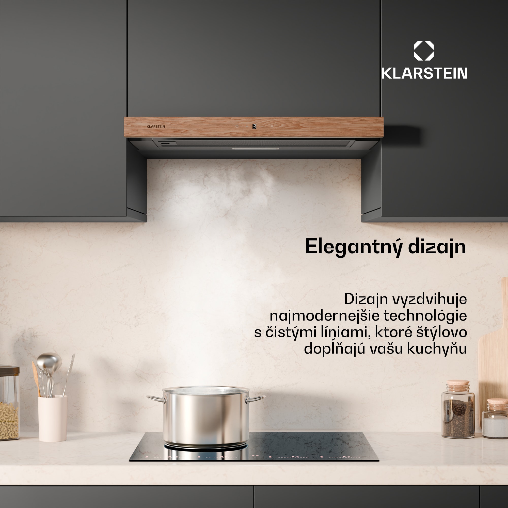 Klarstein ZenFusion digestor, prietok vzduchu 323 m³/h, EEK A, odsávanie/recirkulácia, 3 úrovne, tichý – Obrázok 2