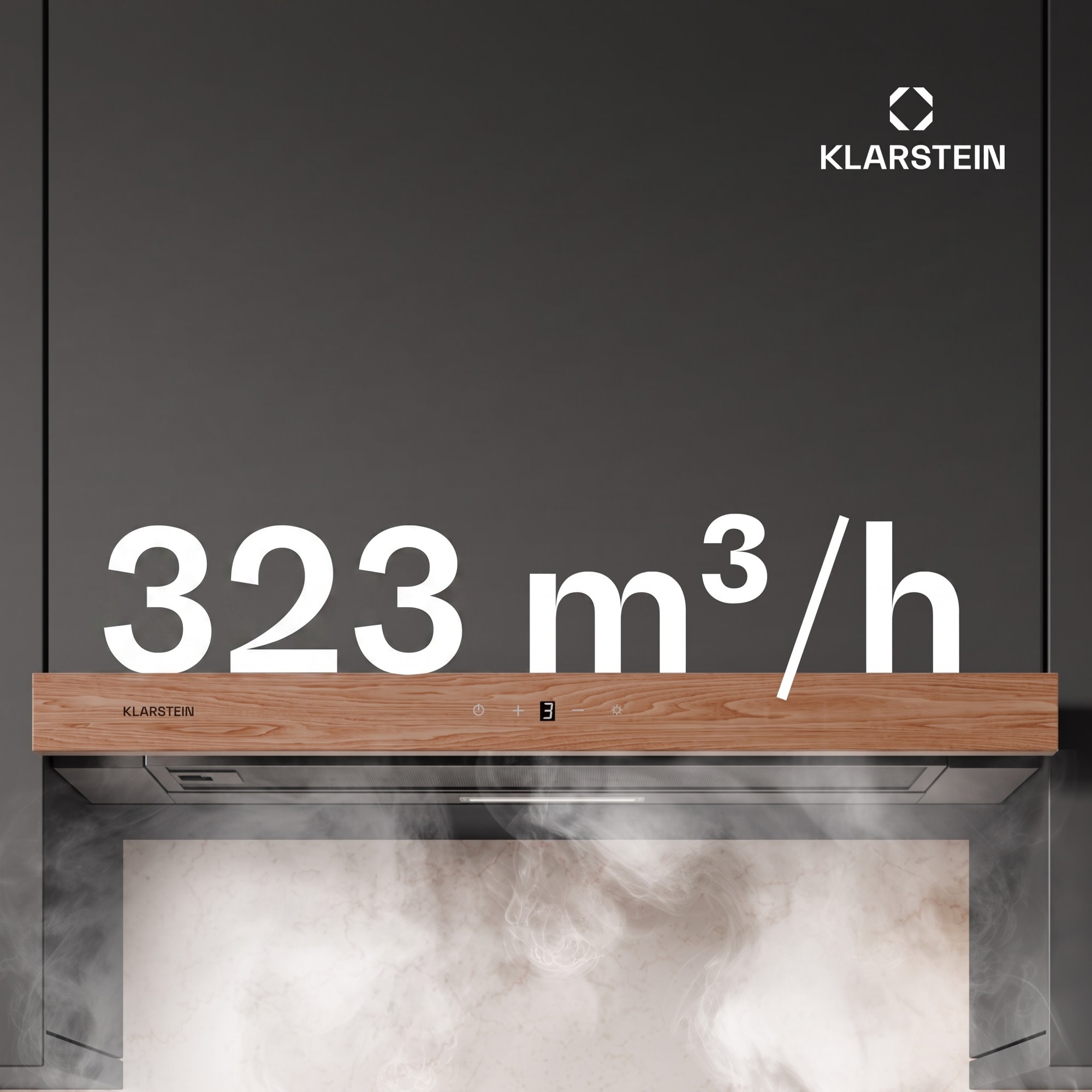 Klarstein ZenFusion digestor, prietok vzduchu 323 m³/h, EEK A, odsávanie/recirkulácia, 3 úrovne, tichý – Obrázok 4