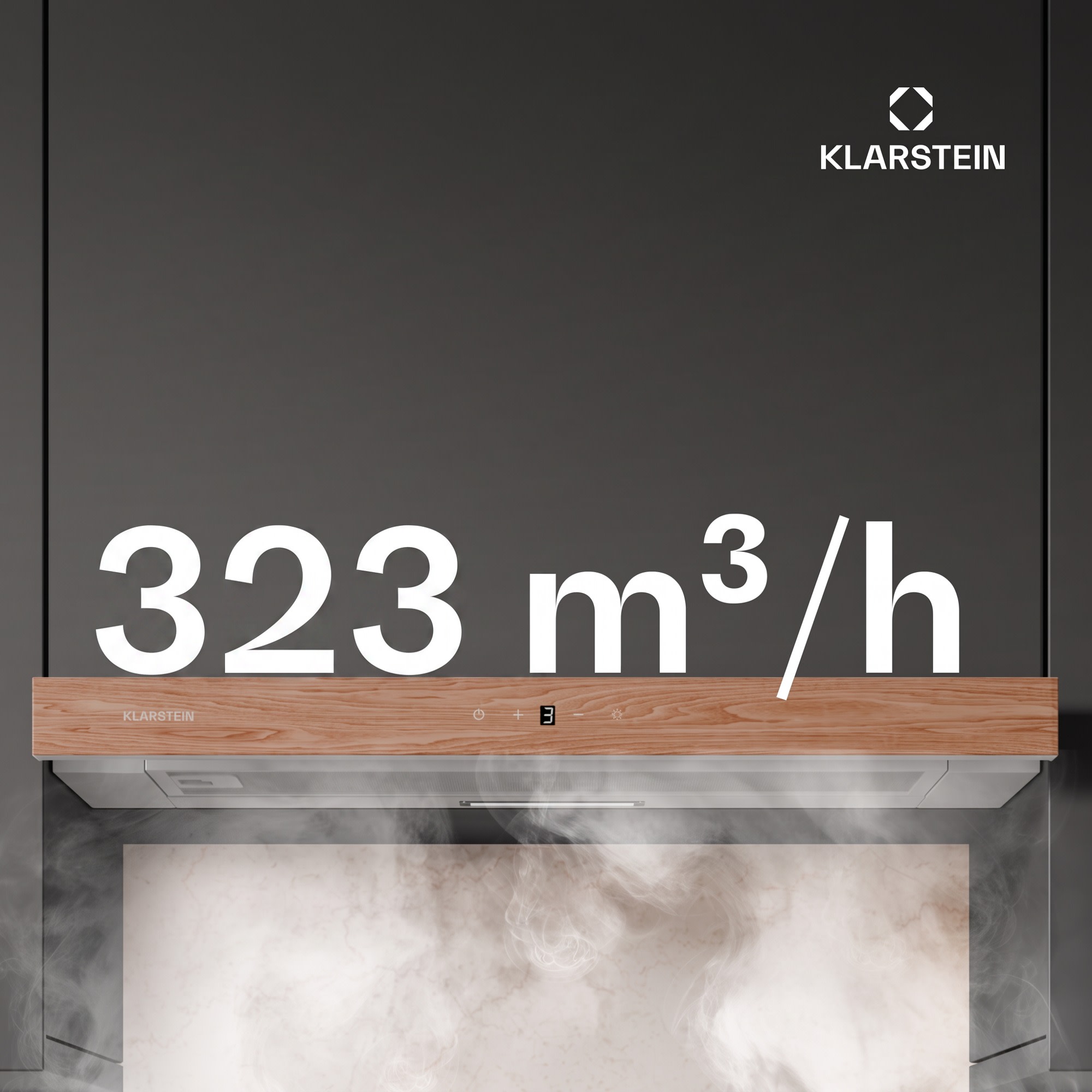 Klarstein ZenFusion digestor, prietok vzduchu 323 m³/h, EEK A, odsávanie/recirkulácia, 3 úrovne, tichý – Obrázok 4