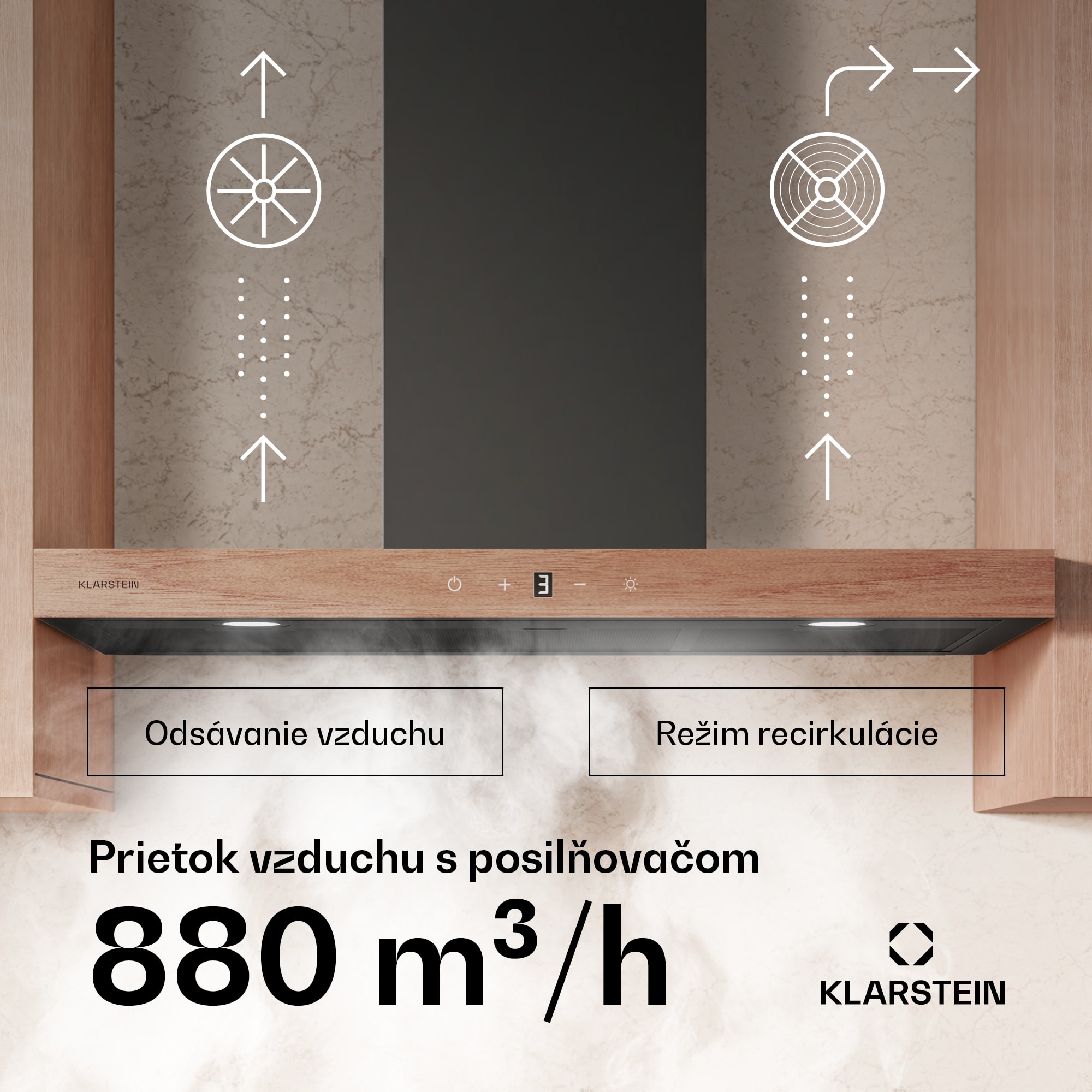 Klarstein ZenFusion T digestor | 881,6 m³/h | A++ | 210 W DC | 47 dB | odťah/cirkulácia – Obrázok 3