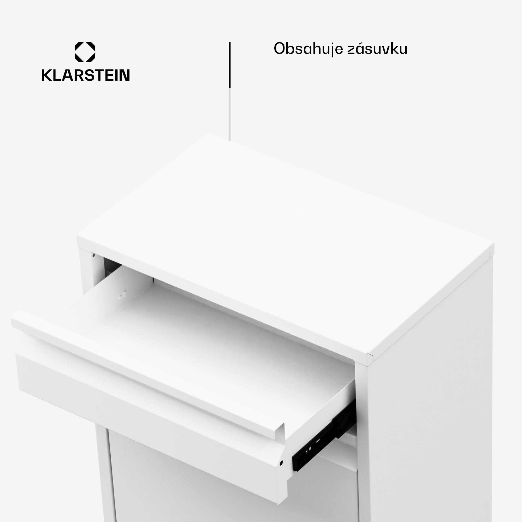 Klarstein Ordnungshüter Koš na kuchynský odpad 50 L so zásuvkou – Obrázok 2