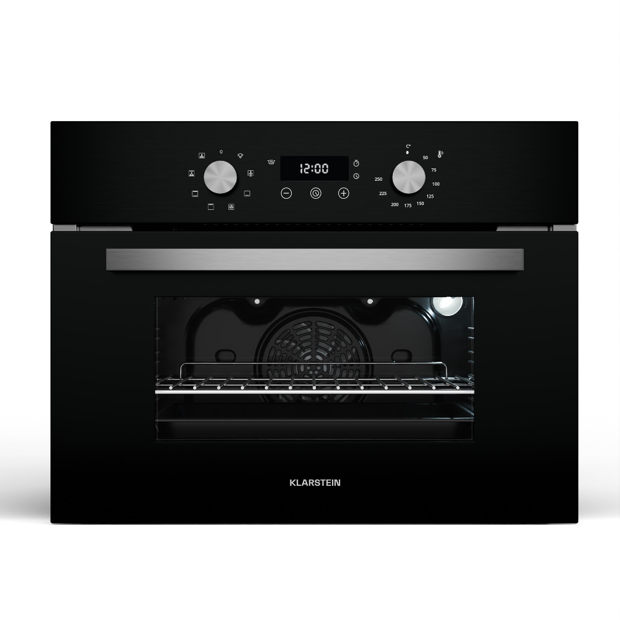 Klarstein SpaceSmart vstavaná rúra | Kompaktná | 45 cm | 41 litrov | 8 funkcií