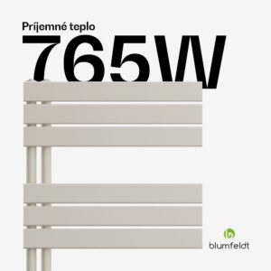 Blumfeldt Fairmont radiátor | 60 x 160 cm | nástenná montáž | moderný dizajn | prevádzka na teplú vodu