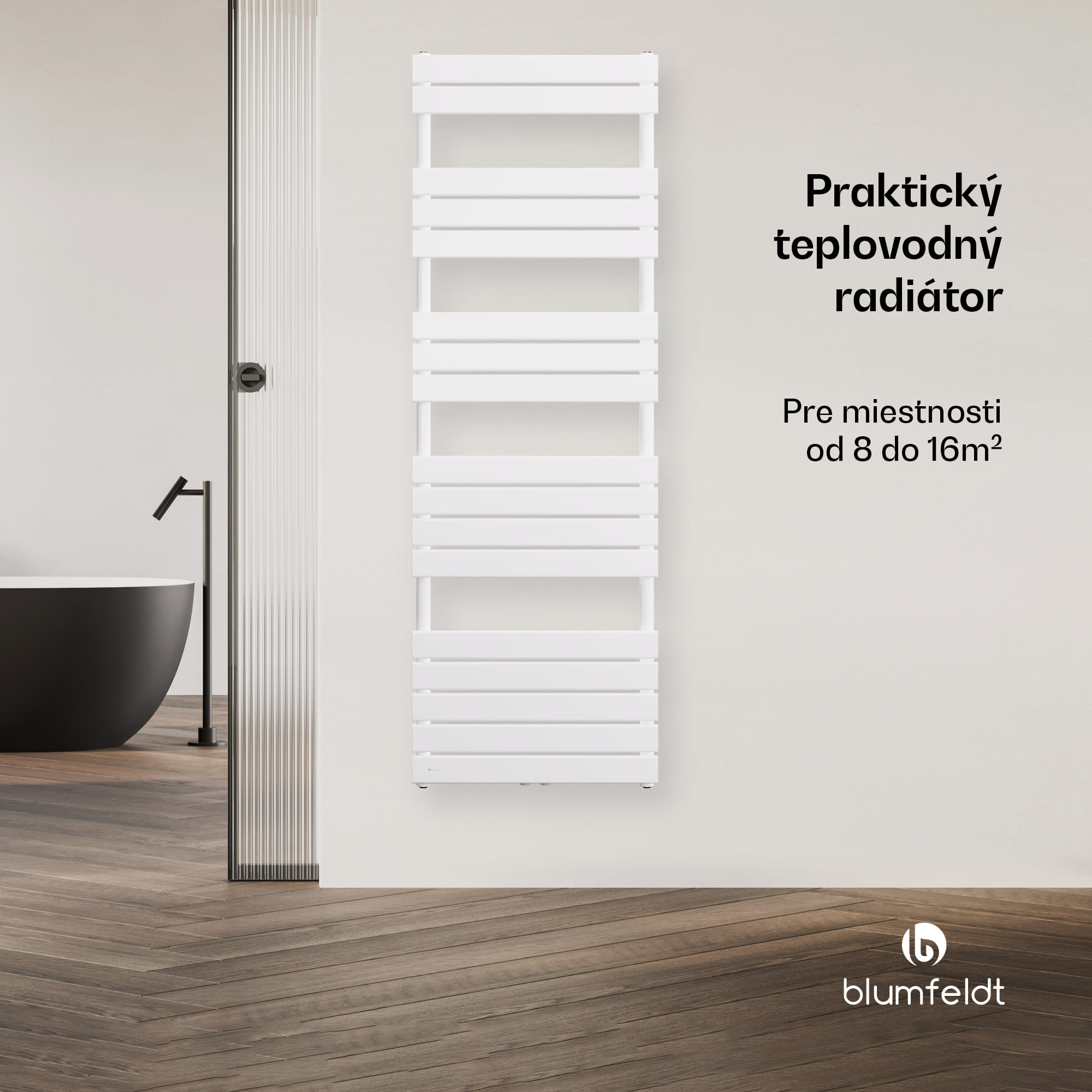 Blumfeldt Fairmont radiátor, 60 x 180 cm, nástenný, moderný dizajn, teplovodný – Obrázok 2