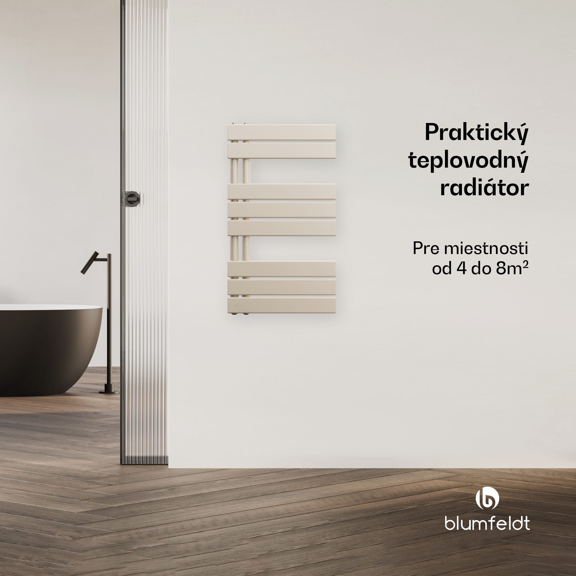 Blumfeldt Fairmont radiátor, 45 x 80 cm, nástenný, moderný dizajn, teplovodný – Obrázok 3