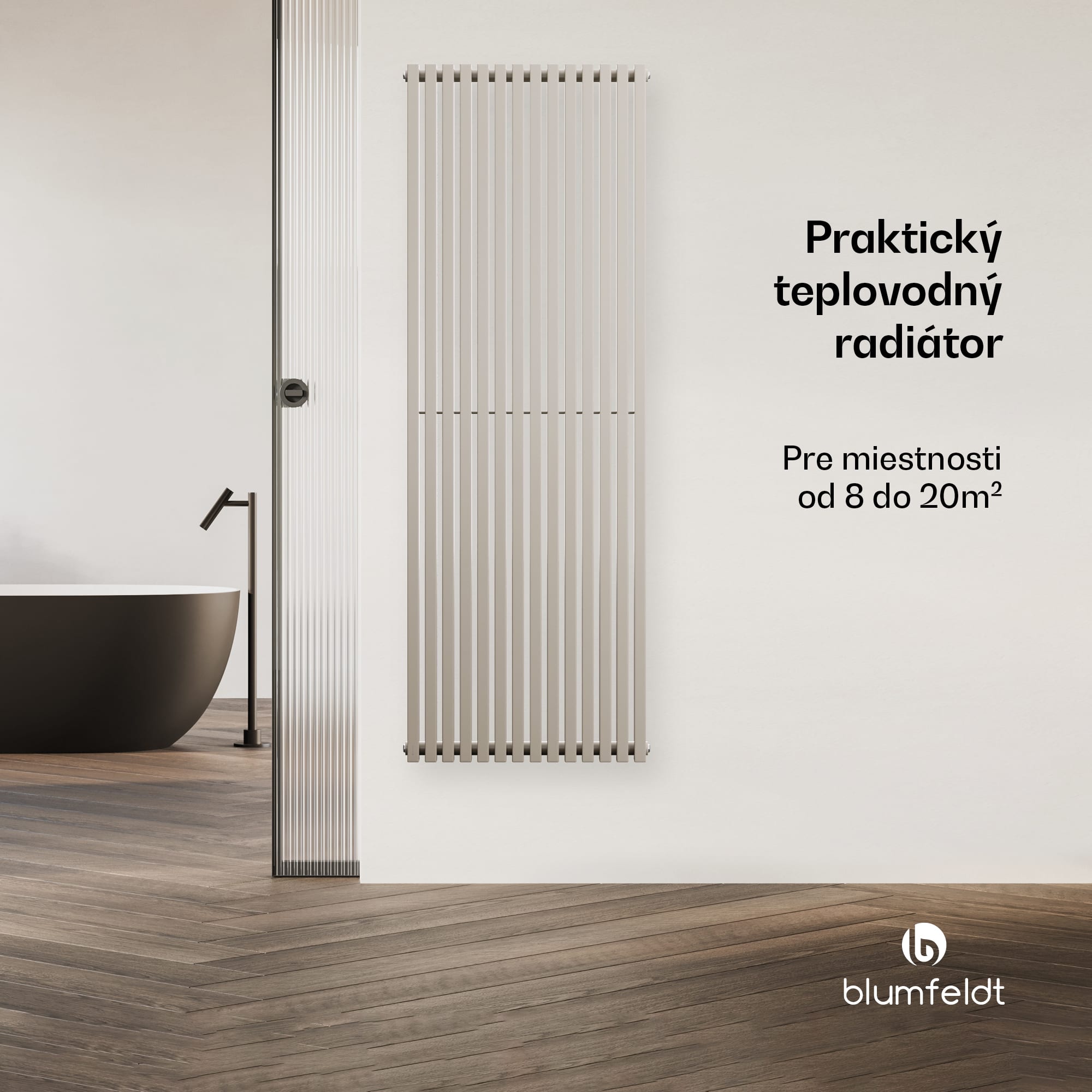 Blumfeldt Delgado radiátor | Moderný dizajn | 60 x 180 cm | 1486 W | Stredové pripojenie – Obrázok 3