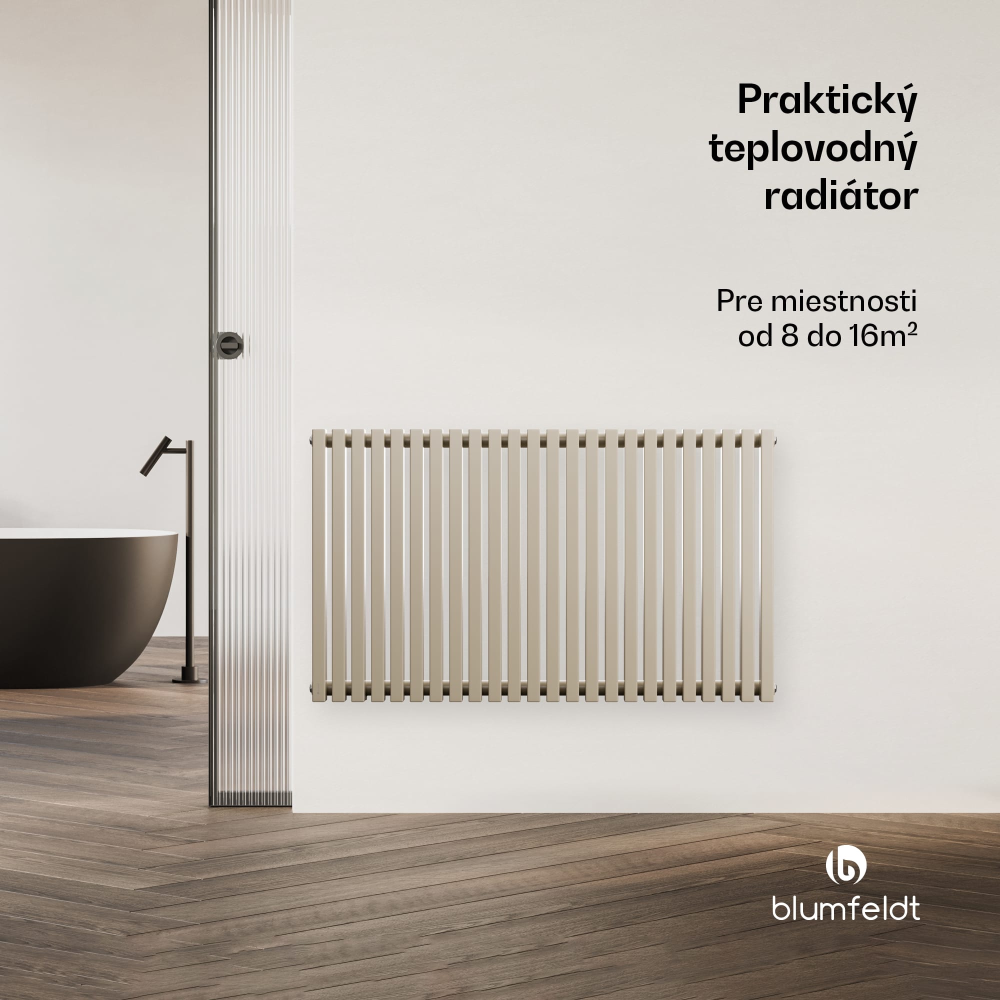 Blumfeldt Delgado radiátor | Moderný dizajn | 63 x 108 cm | 891 W | Bočné pripojenie – Obrázok 3