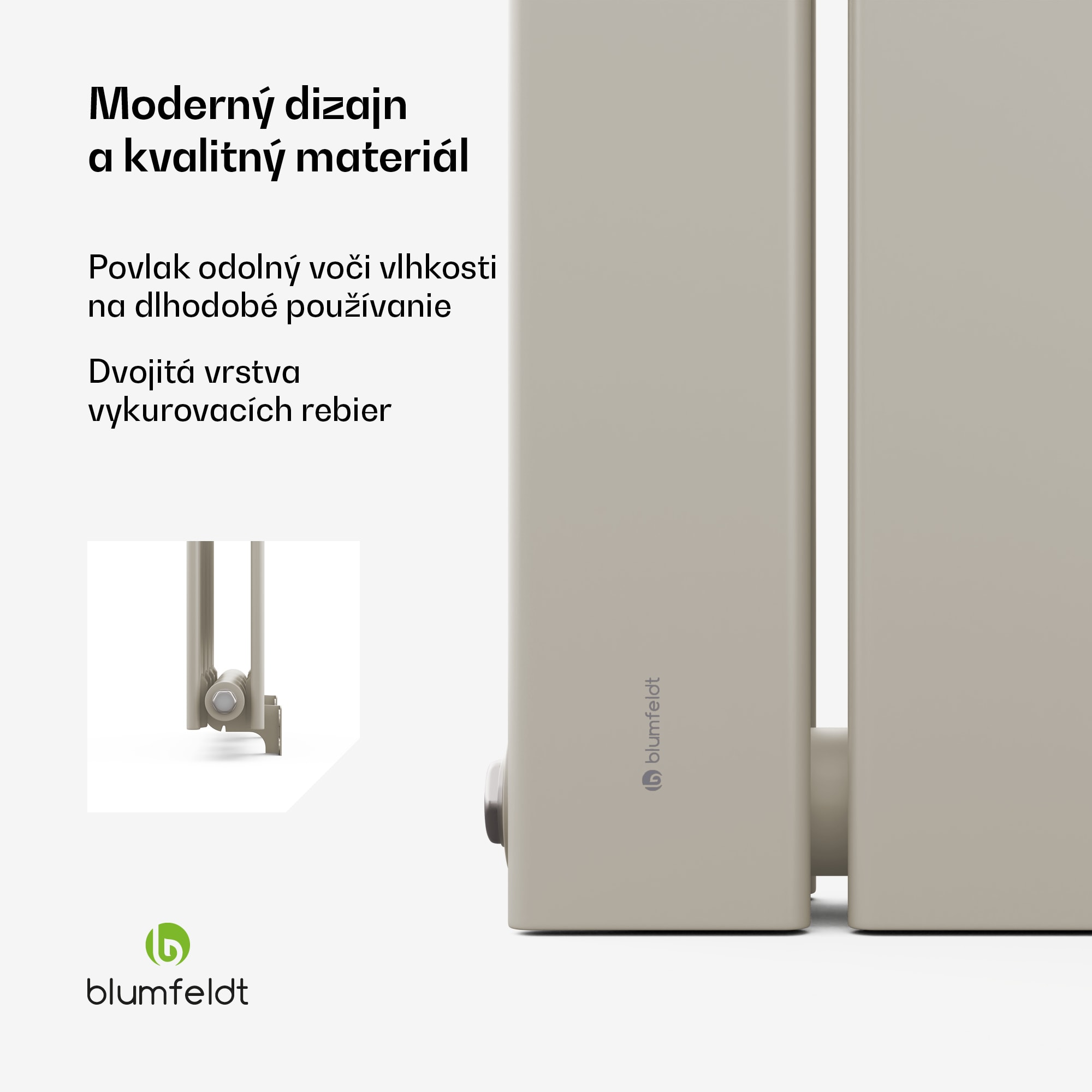 Blumfeldt Ontario radiátor 120x30 Výkon 612 W – Obrázok 4