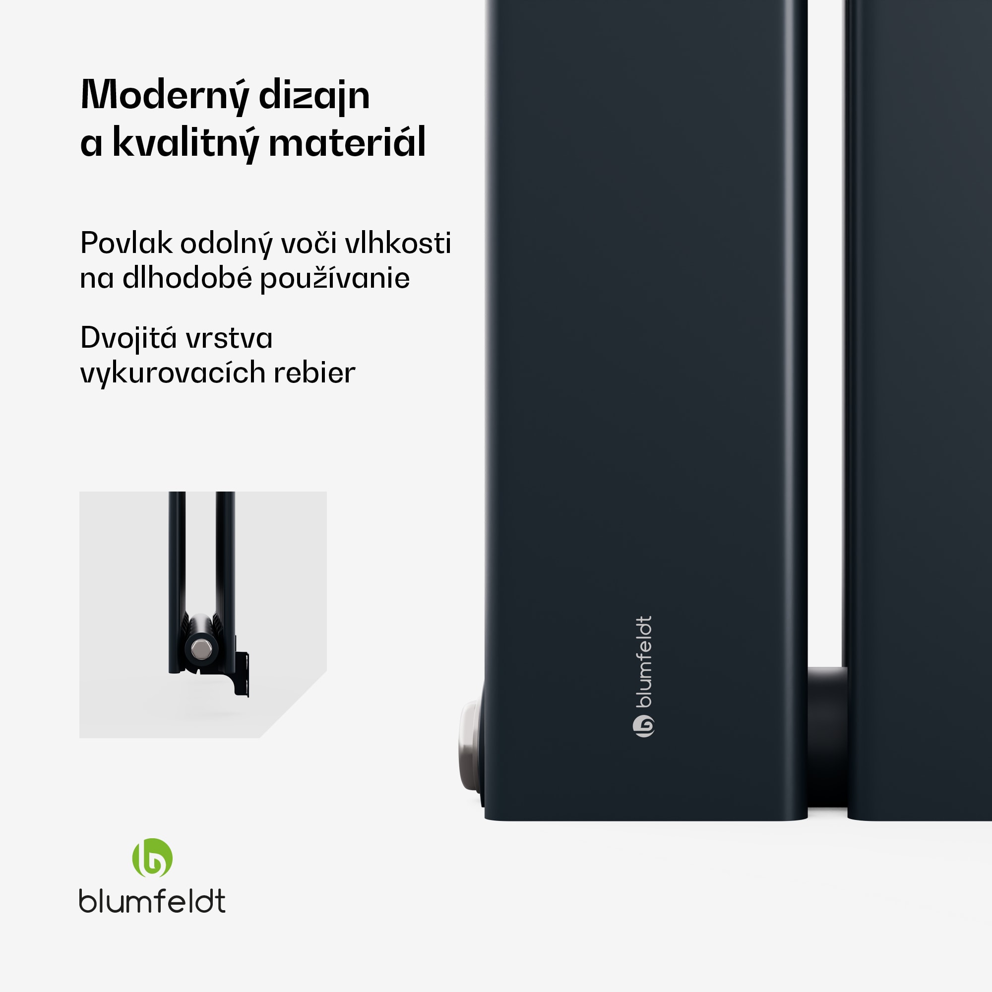 Blumfeldt Ontario radiátor 180x45 Výkon 1364 W – Obrázok 4