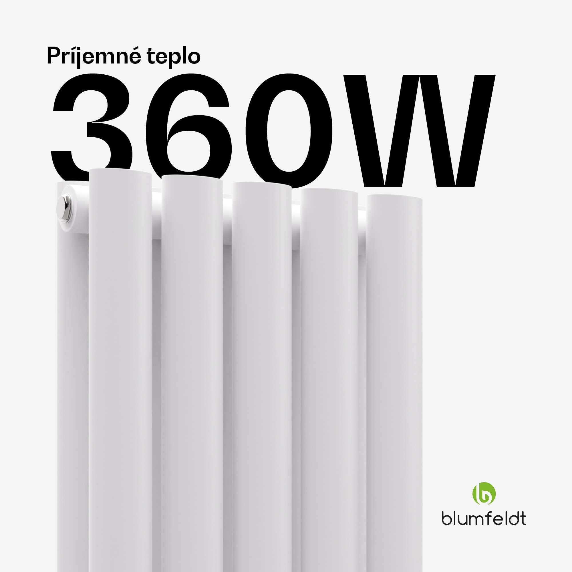 Blumfeldt Tallheo radiátor 60x30 360W – Obrázok 2