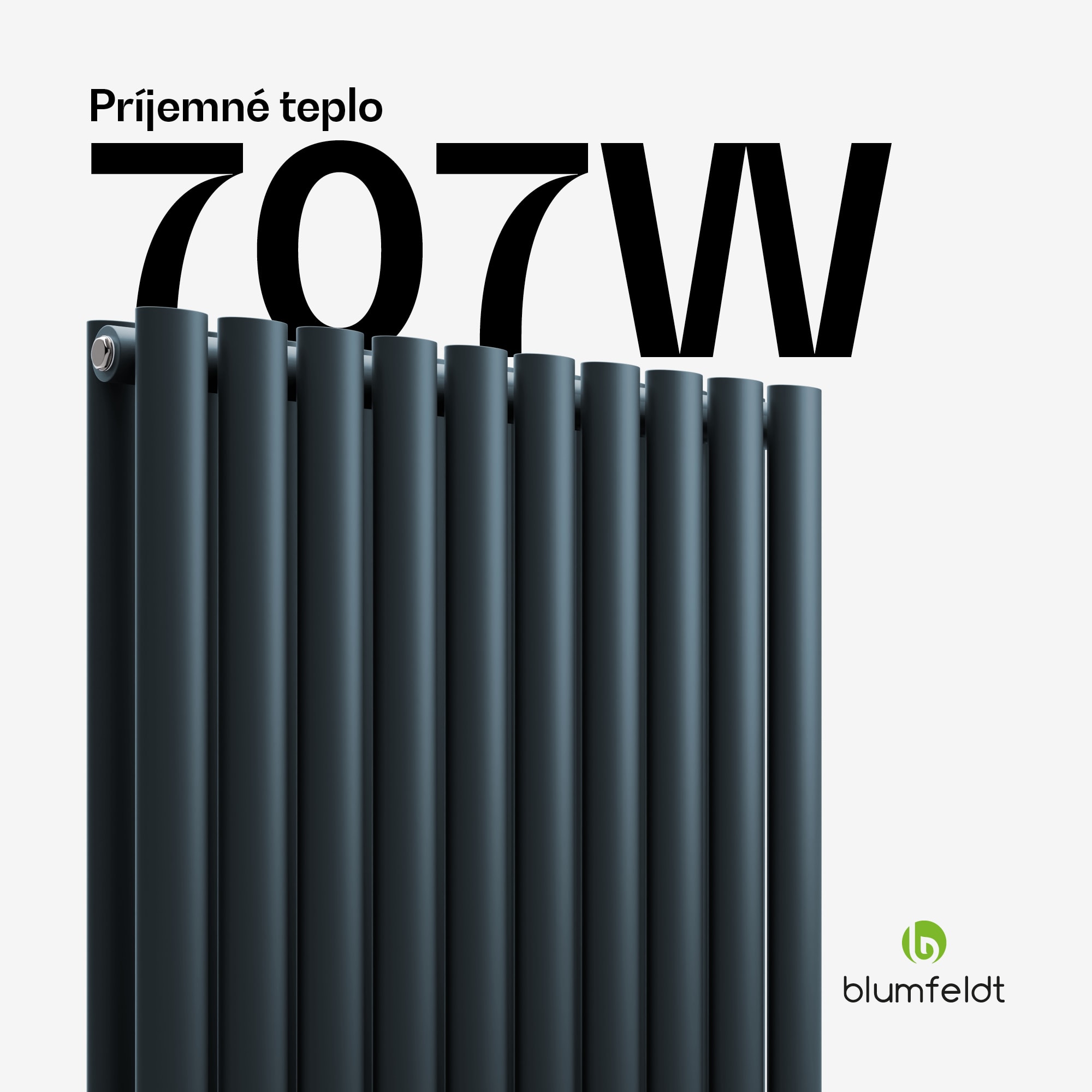 Blumfeldt Tallheo radiátor 60x60 707W – Obrázok 2