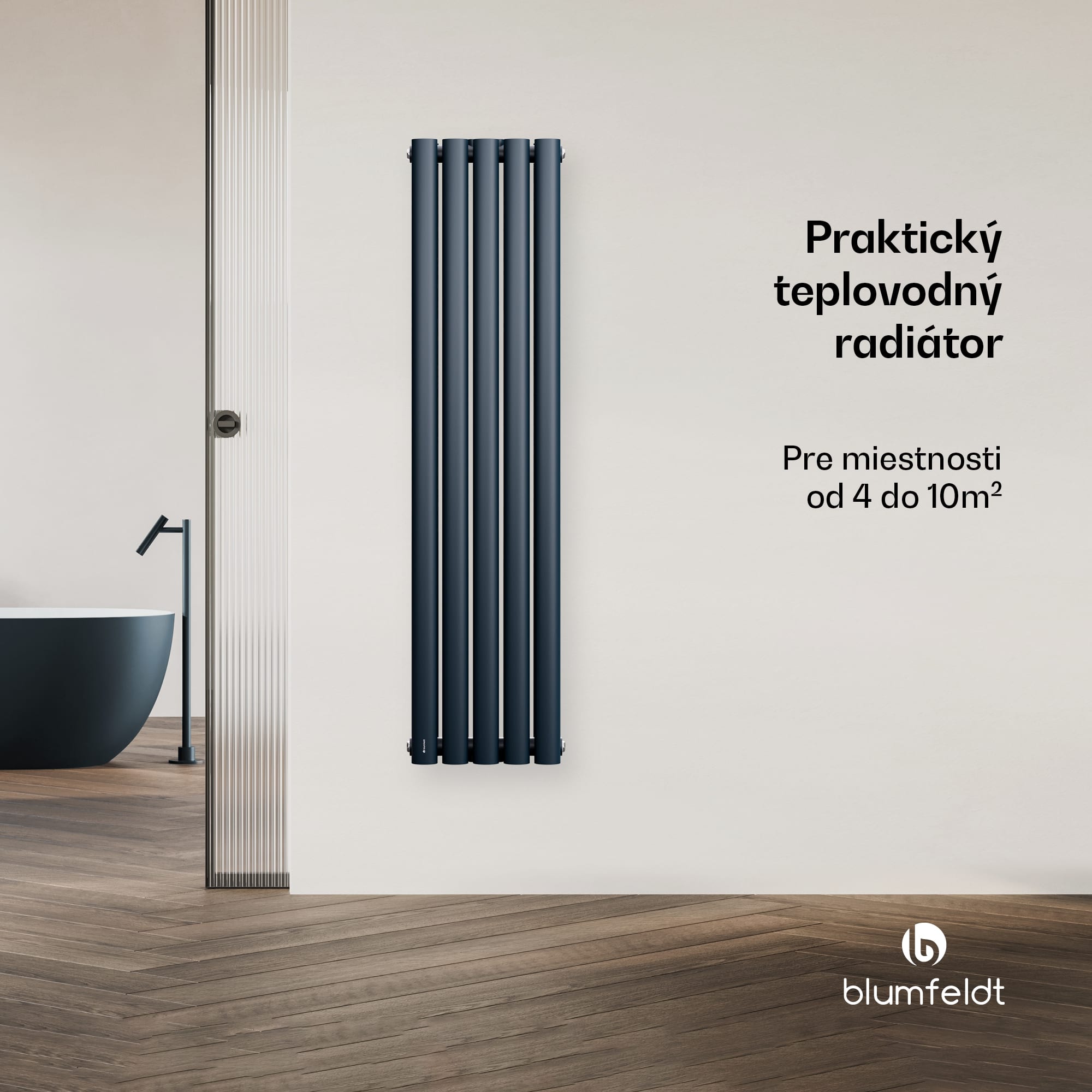 Blumfeldt Tallheo radiátor 120x30 620W – Obrázok 3