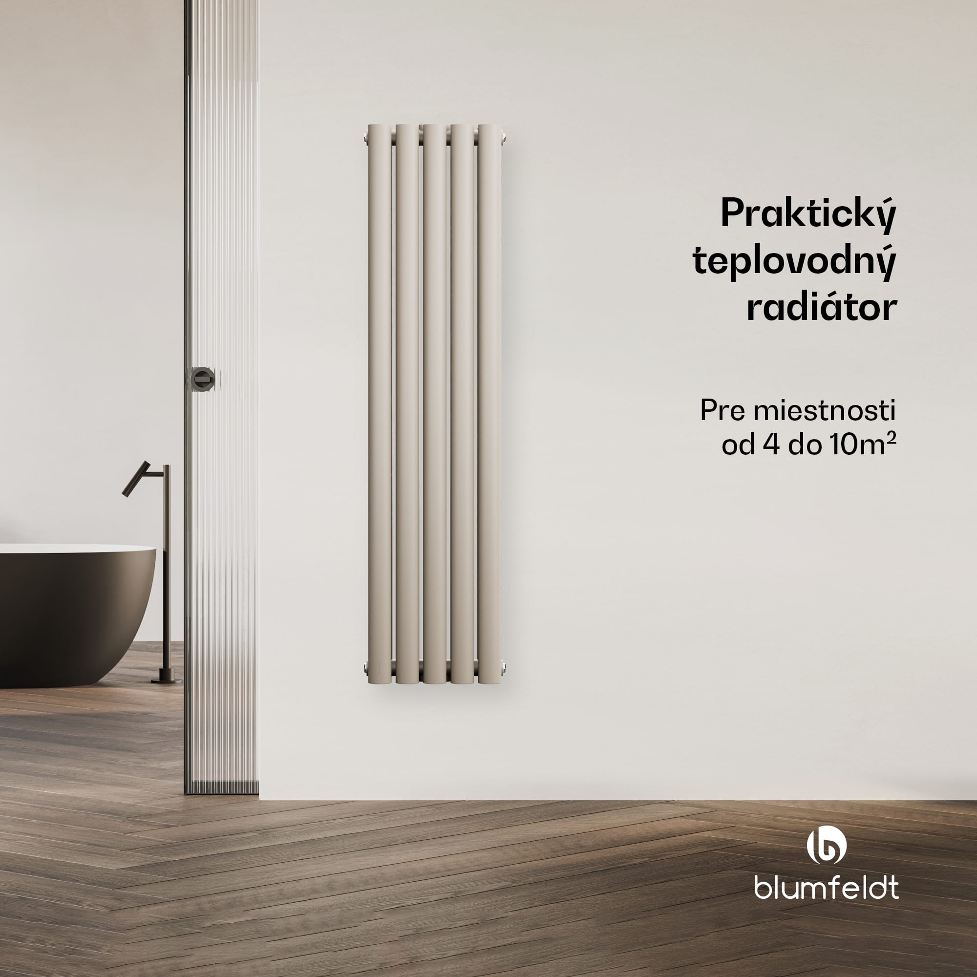Blumfeldt Tallheo radiátor 120x30 620W – Obrázok 3