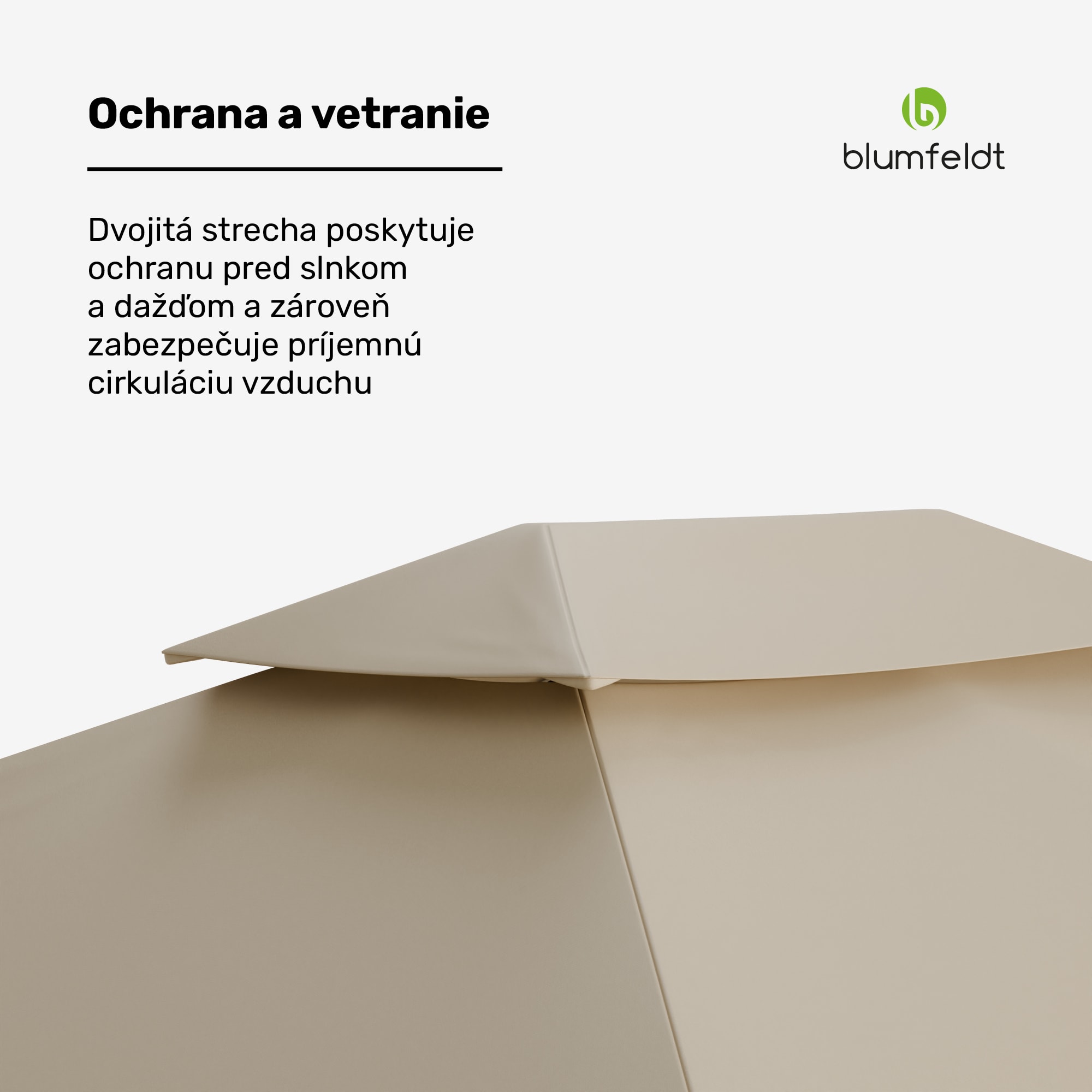 Blumfeldt Grandezza Cortina záhradný altánok 3x4 m, odolný voči poveternostným vplyvom, prášková farba, bočné rolety