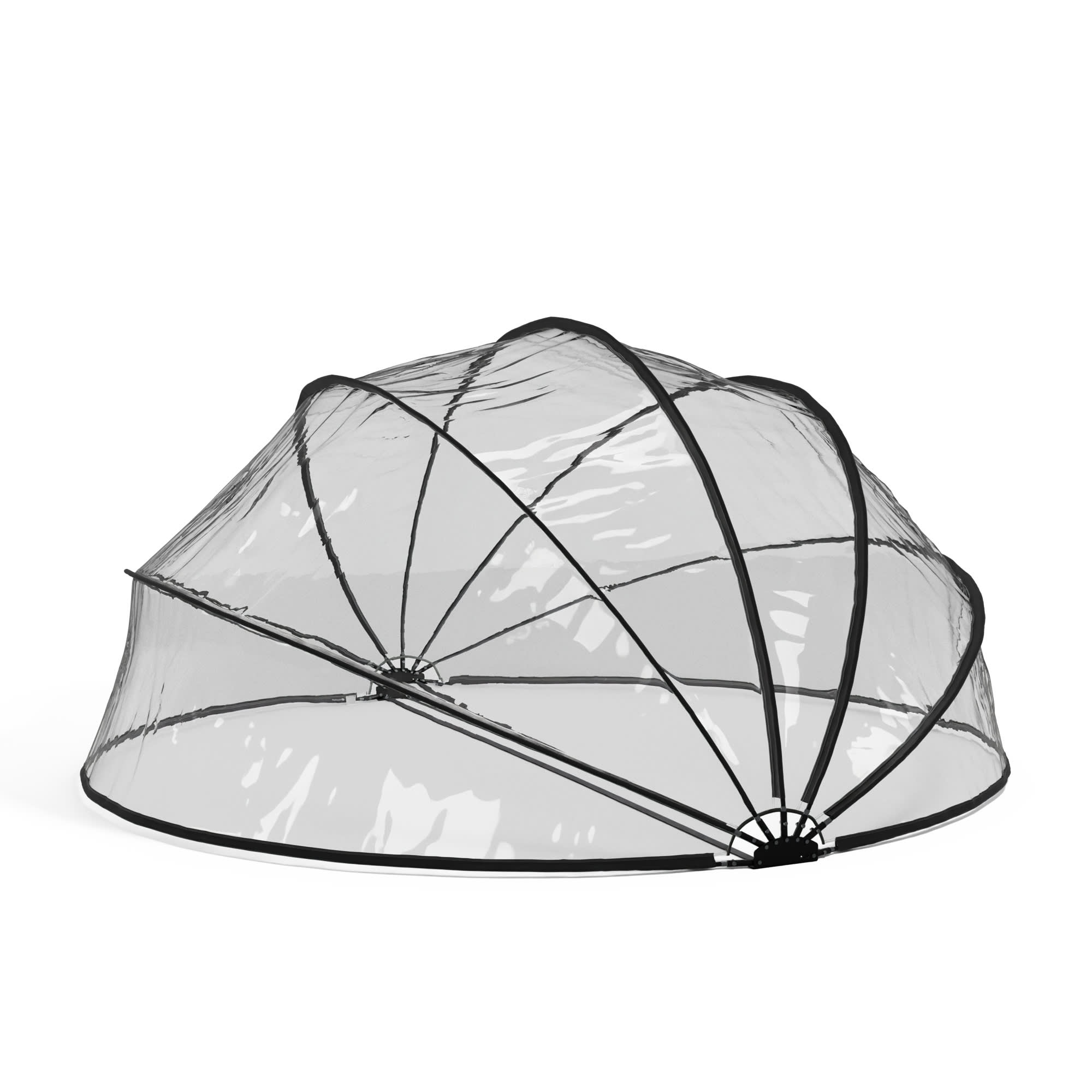 Blumfeldt ArmadilloShade bazénový altánok, Okrúhly, Sklolaminát, UV ochrana, Transparentný