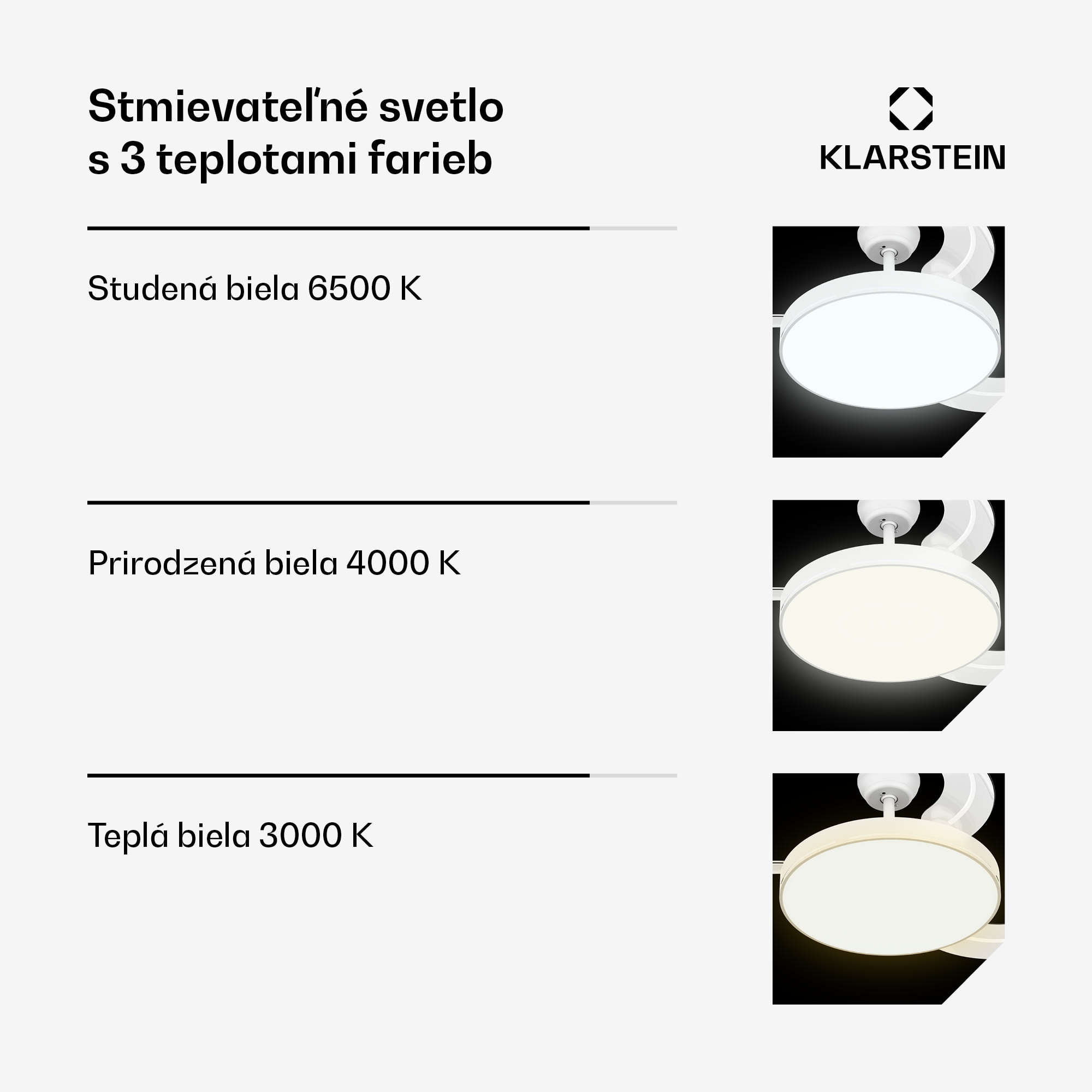 Klarstein AirFold | Inteligentný stropný ventilátor | Vysúvateľné lopatky | Stmievanie LED svetla | Smart – Obrázok 3