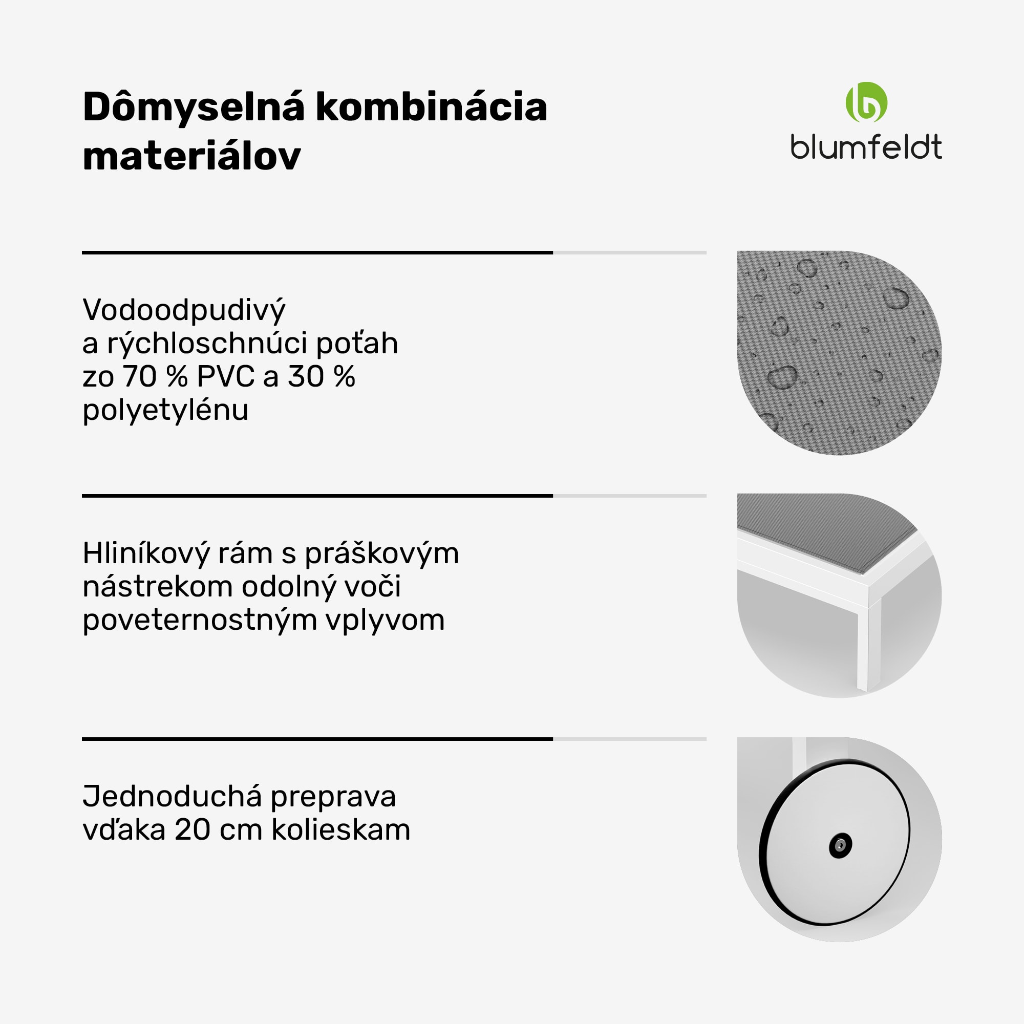 Blumfeldt Ležadlo Lucca Lounge | Nosnosť 120 kg | 5 polôh | vodeodolné – Obrázok 5