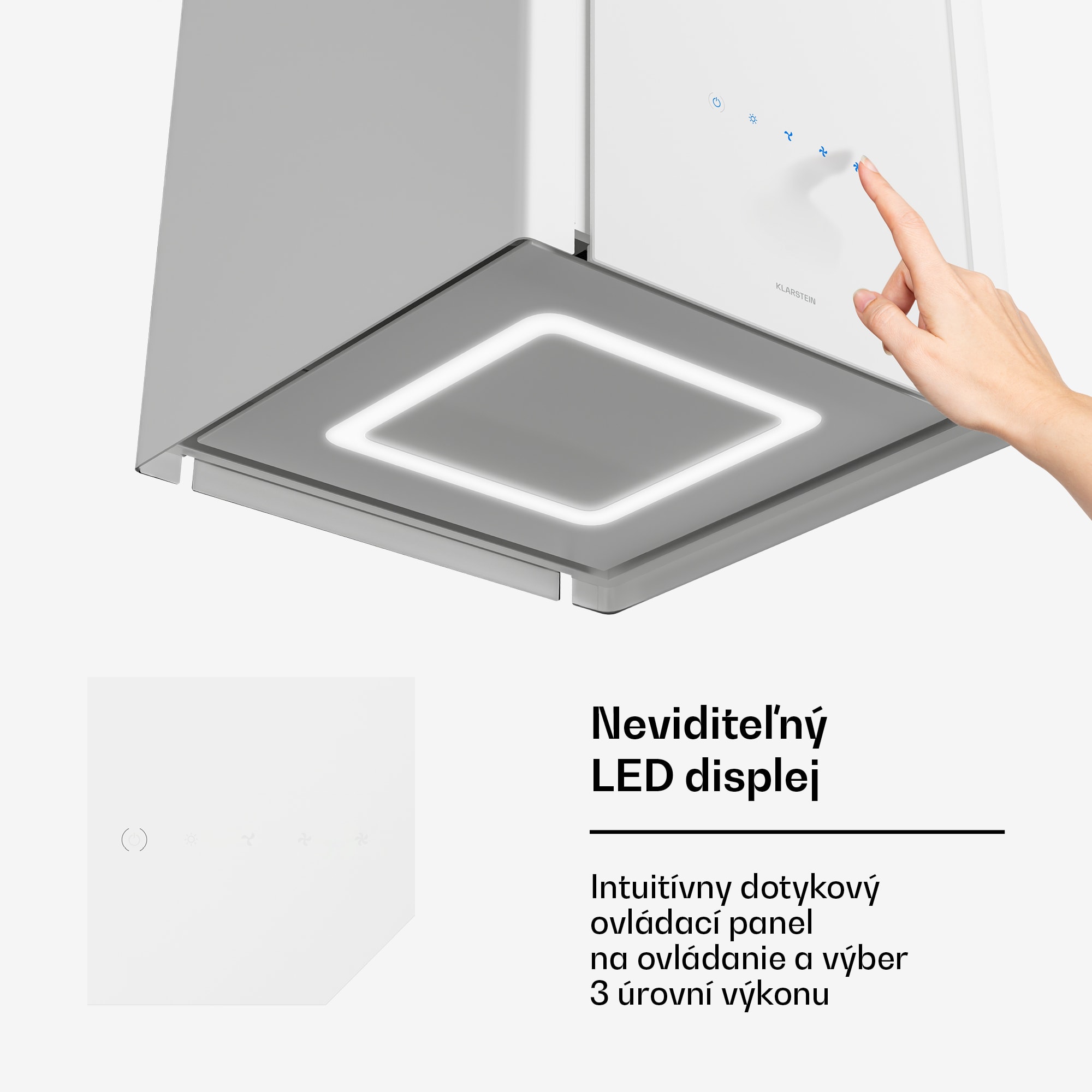 Klarstein Velaire odsávač pár s výsuvnou funkciou 40 cm | Elegantný, minimalistický, výkonný | EEC A++ | 601 m³/h – Obrázok 5