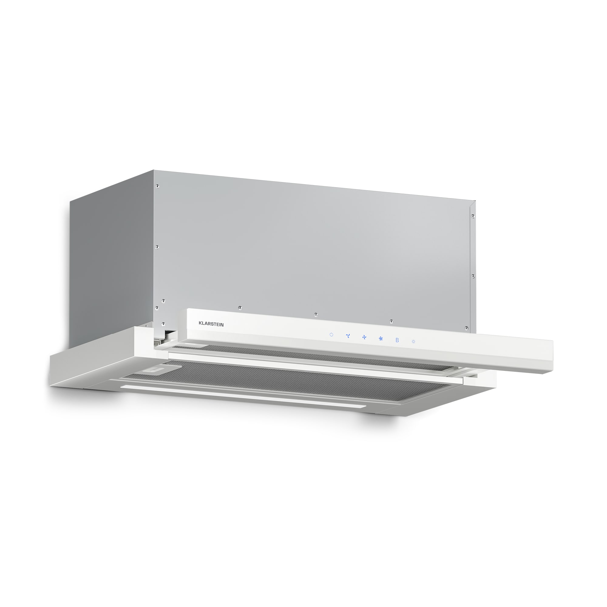 Klarstein Velaire vysúvacia digestorová kapucňa 60 cm | Elegantná, minimalistická, výkonná | EEC A++ | 891 m³/h