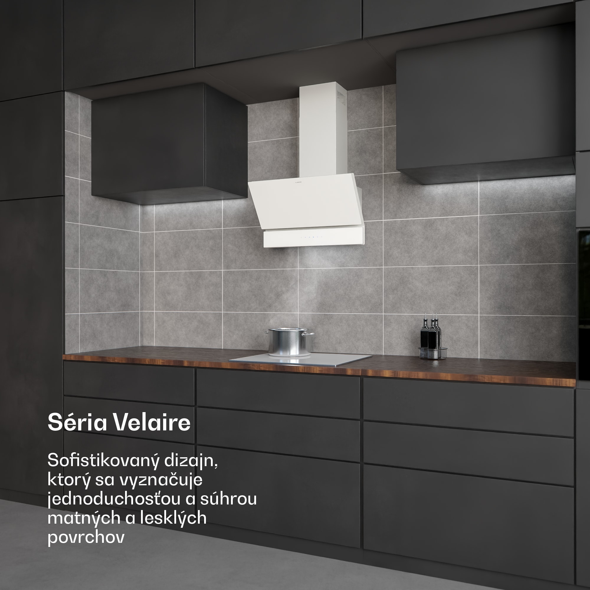 Klarstein Velaire digestor | Elegantný, minimalistický, výkonný | Energetická trieda A++ | 818 m³/h | 60 cm