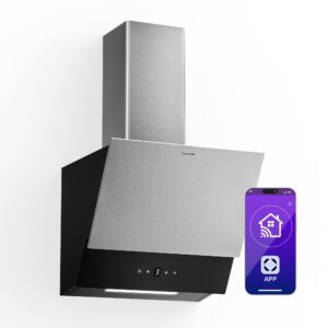 Klarstein Verosteel digestor | Elegantný, minimalistický, výkonný | Trieda energetickej účinnosti A | 624 m³/h | 45 cm
