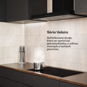 Klarstein Velaire digestor | Elegantný, minimalistický, výkonný | Energetická trieda A++ | 595 m³/h | 90 cm