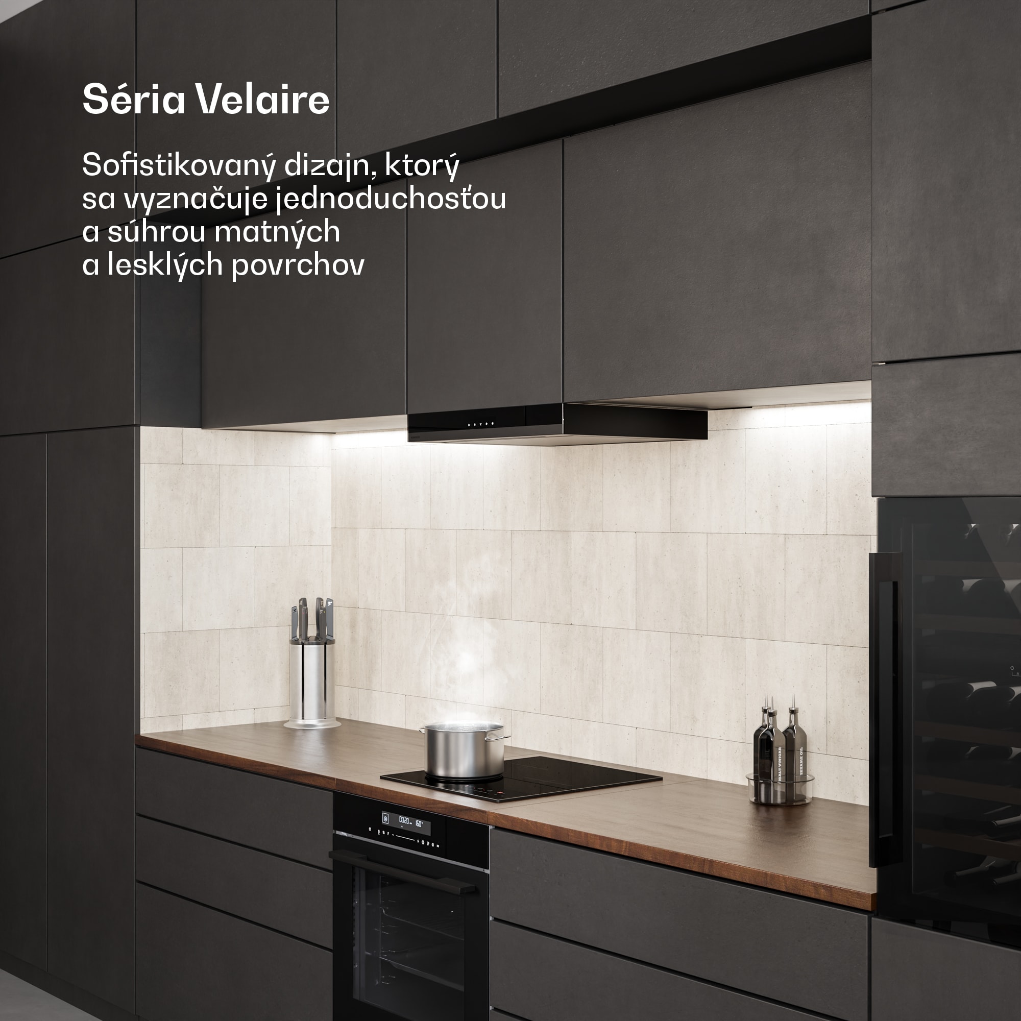 Klarstein Velaire indukčná varná doska | Elegantná, minimalistická, šetriaca miesto | 3 varné zóny | 5500 W | 45 cm – Obrázok 2